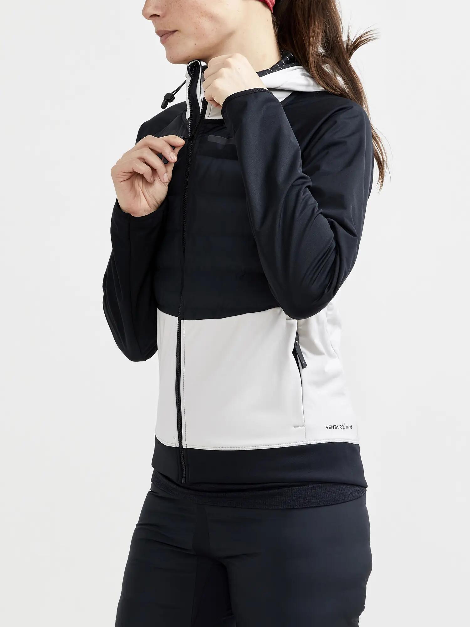 craft ADV Pursuit Thermal Jacket W – geïsoleerd en winddicht – Black-Ash 2/7