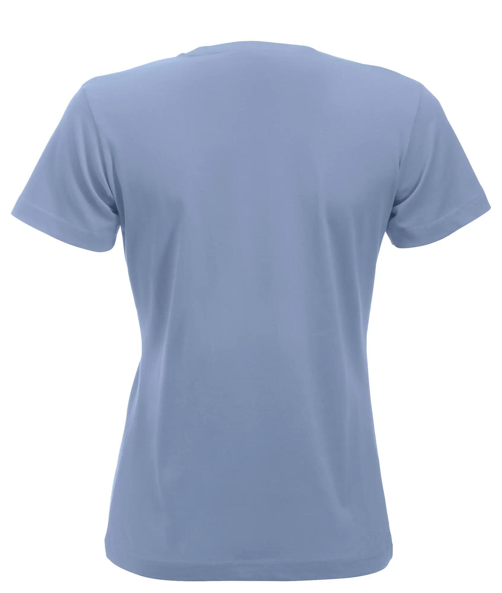 clique New Classic-T Women T-shirt em algodão, corte contemporâneo – light blue 2/4