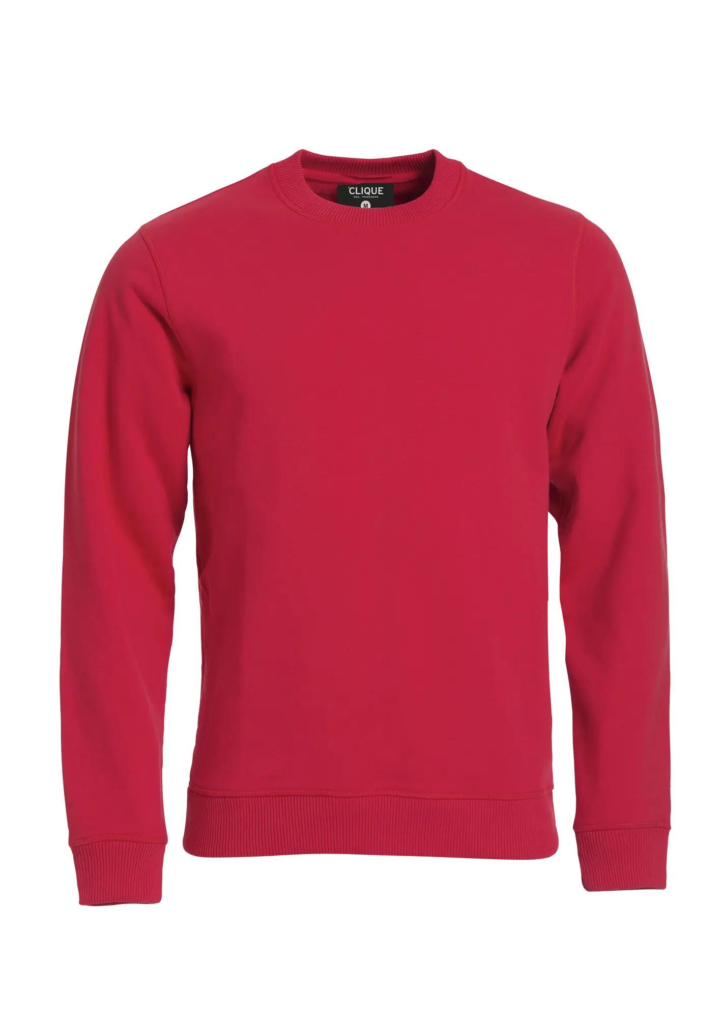 clique Classic Roundneck sweatshirt gola redonda unissexo com bolso com fecho 1/5