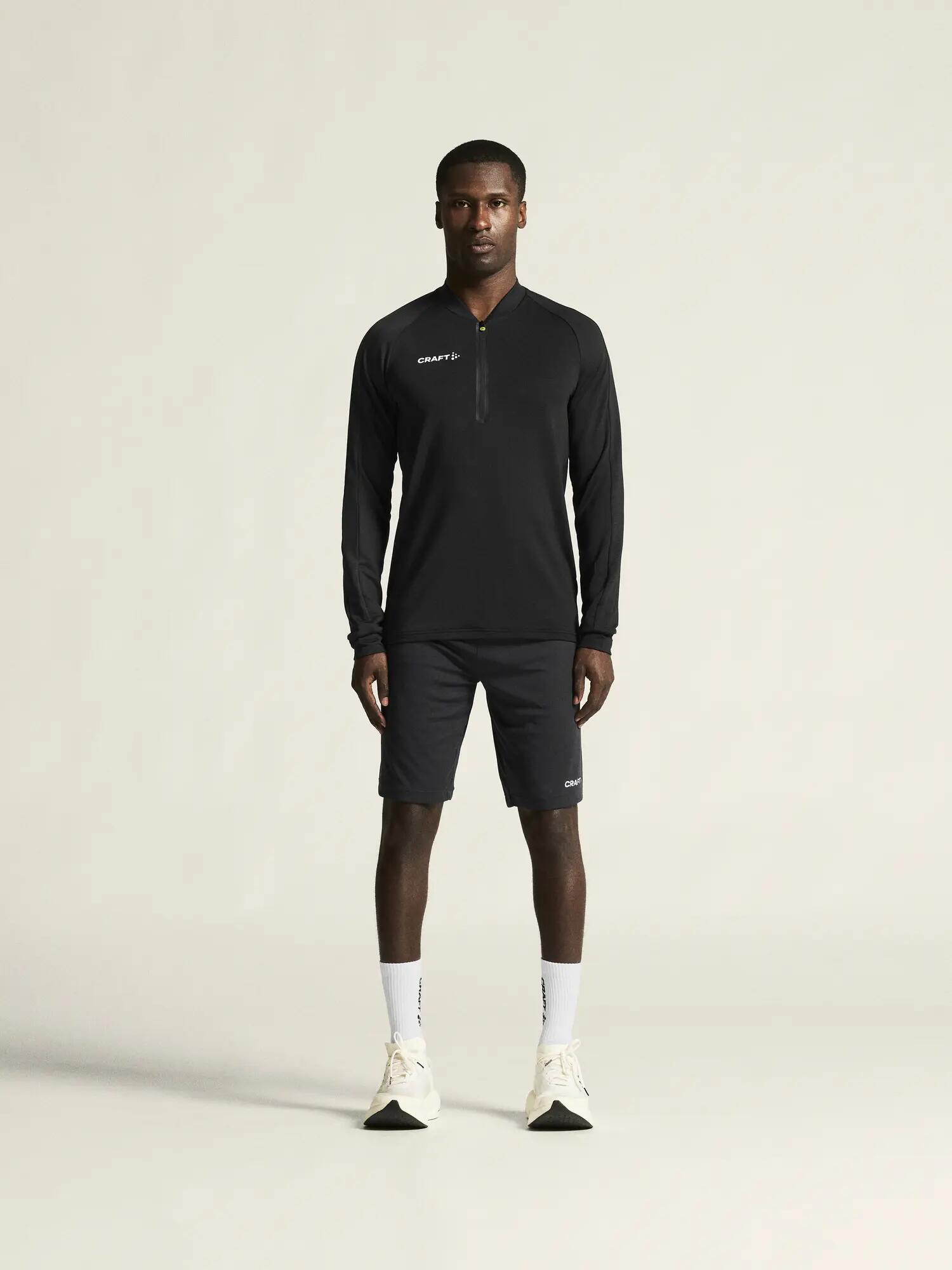 craft Extend Half Zip M – Funktionelles Trainingsshirt – Black 5/7