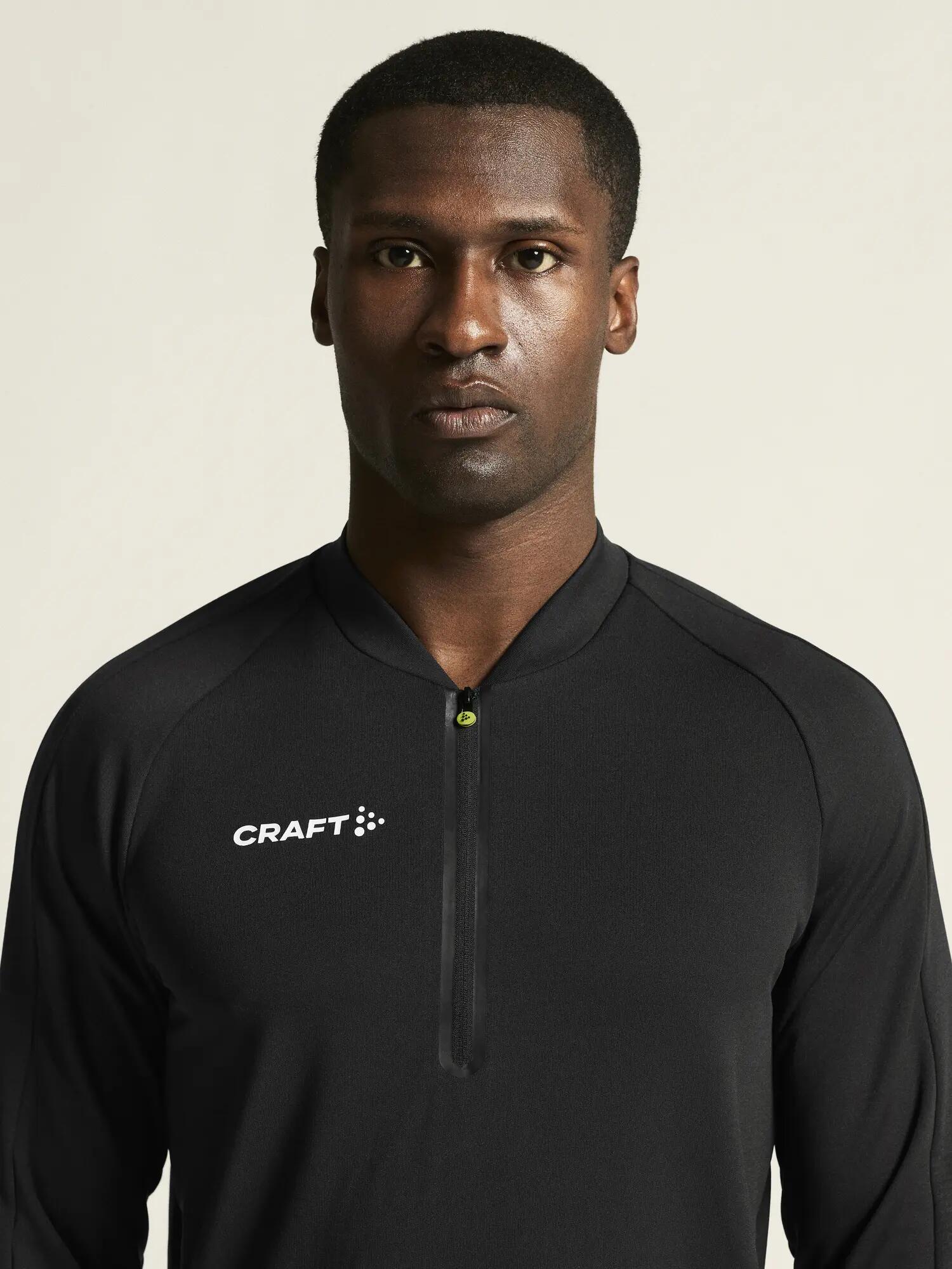 craft Extend Half Zip M – Funktionelles Trainingsshirt – Black 4/7
