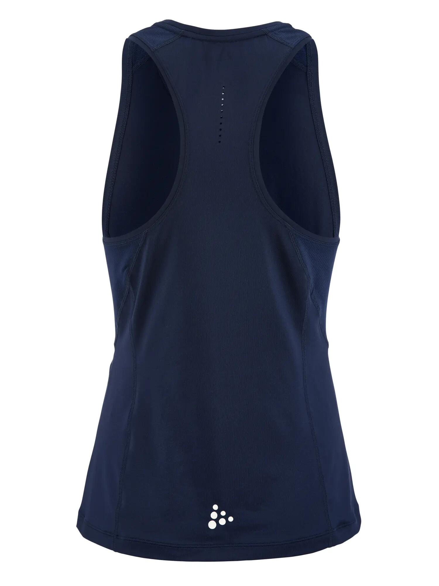 craft Top Ability Singlet W aus recyceltem Polyester mit Belüftung – Marineblau 4/4