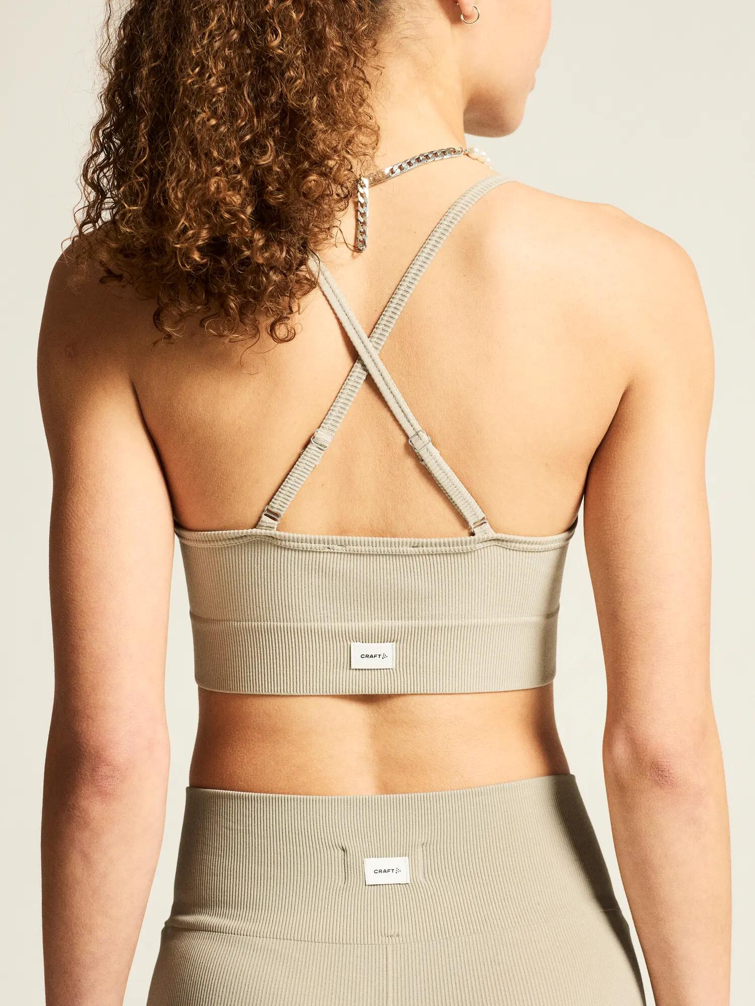 craft Brassière Collective Rib Strap Sports Bra W — maintien ajusté – Hay 5/7