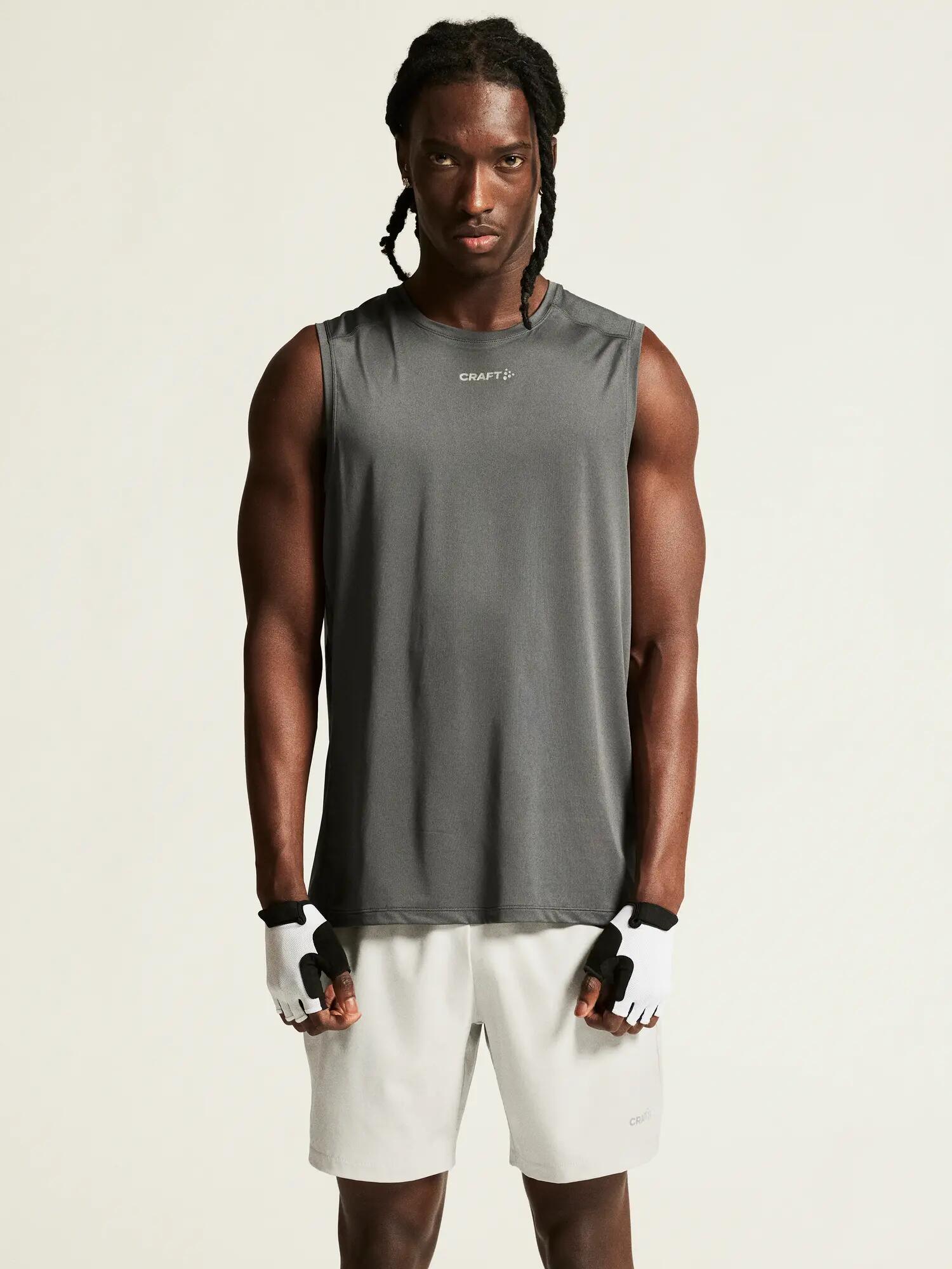craft ADV Essence SL Tee 2 M débardeur technique respirant – Granite 5/7