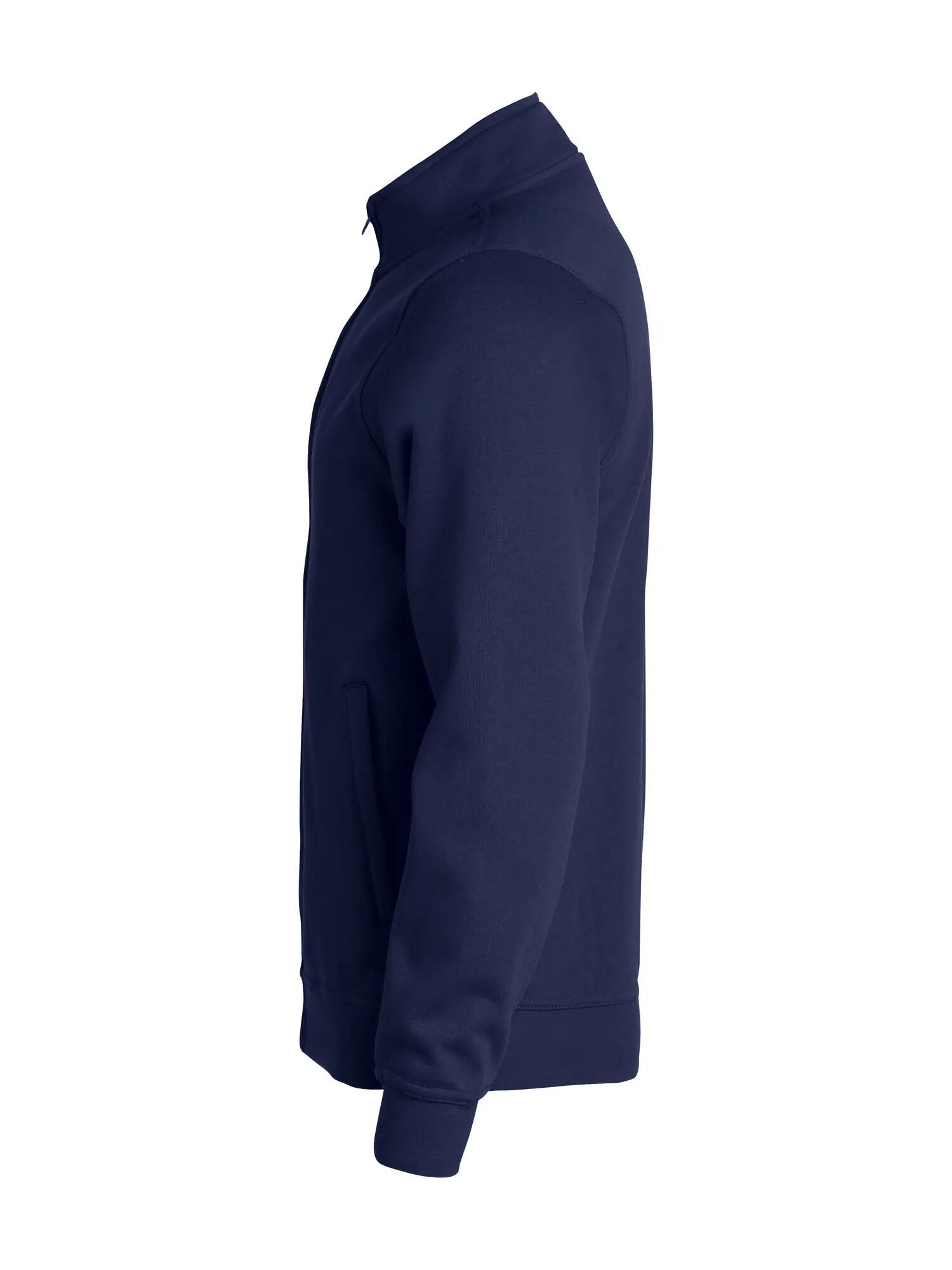 clique Basic Cardigan Junior em sweat – azul-marinho escuro – dark navy 3/4
