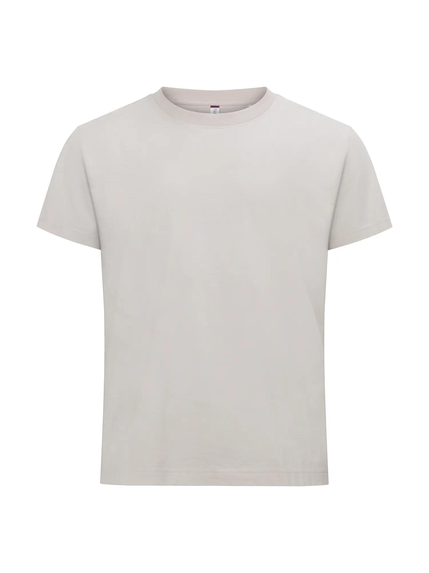 clique Over-T T-shirt oversize em algodão Ring-spun – Stone 1/4