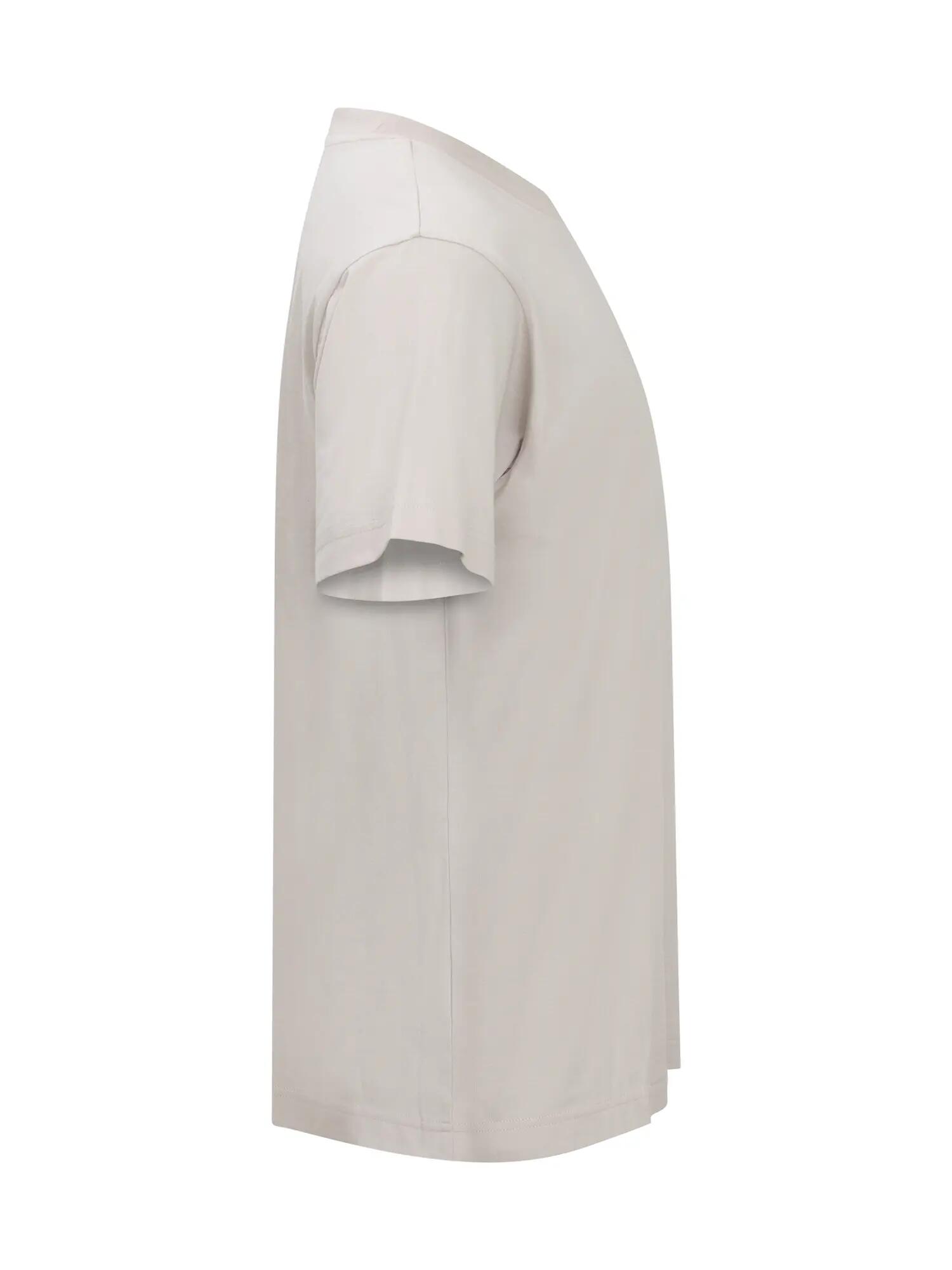 clique Over-T T-shirt oversize em algodão Ring-spun – Stone 3/4