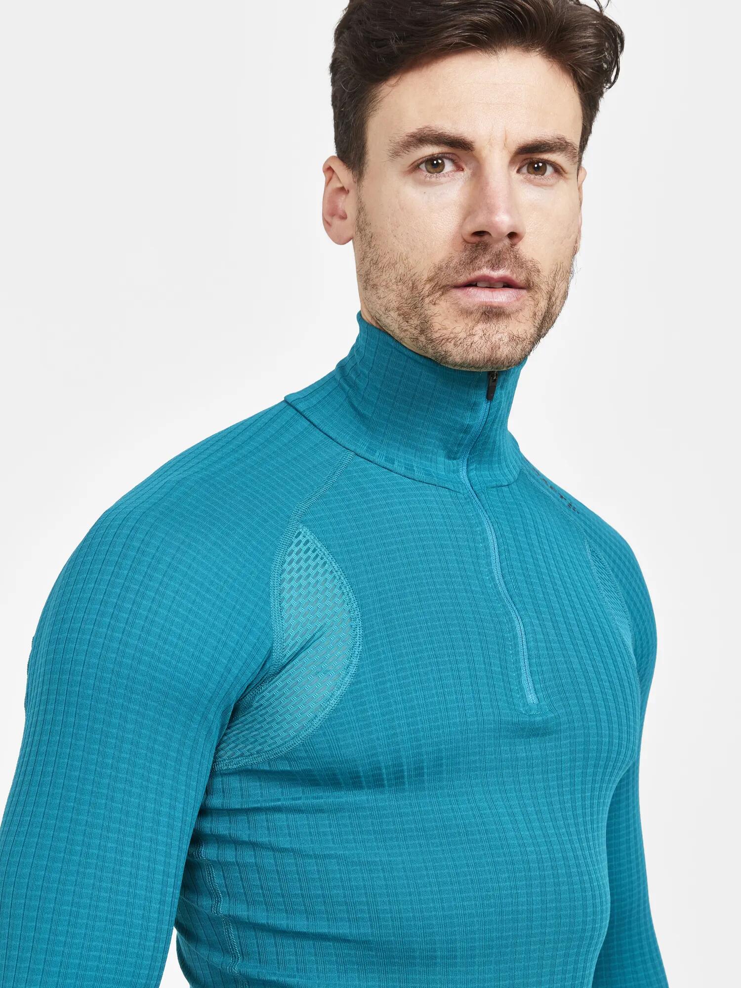 Active Extreme X Zip LS M camada base mangas compridas respirável – Deep Lake 3/4