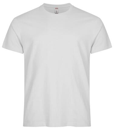 clique T-shirt Premium Long extra-long en coton – White
