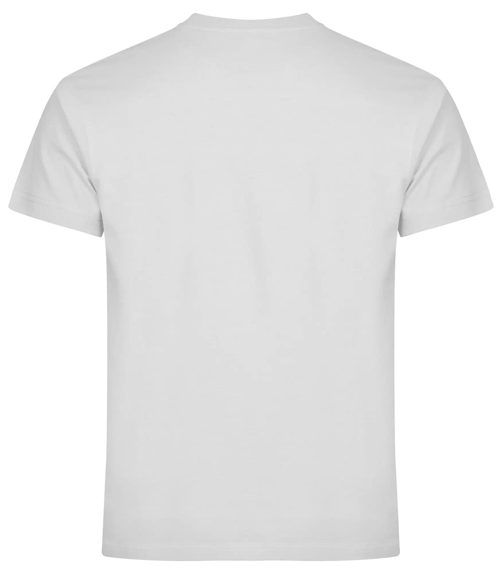 clique Premium Long‑T t‑shirt extra longa 100% algodão – White 2/4