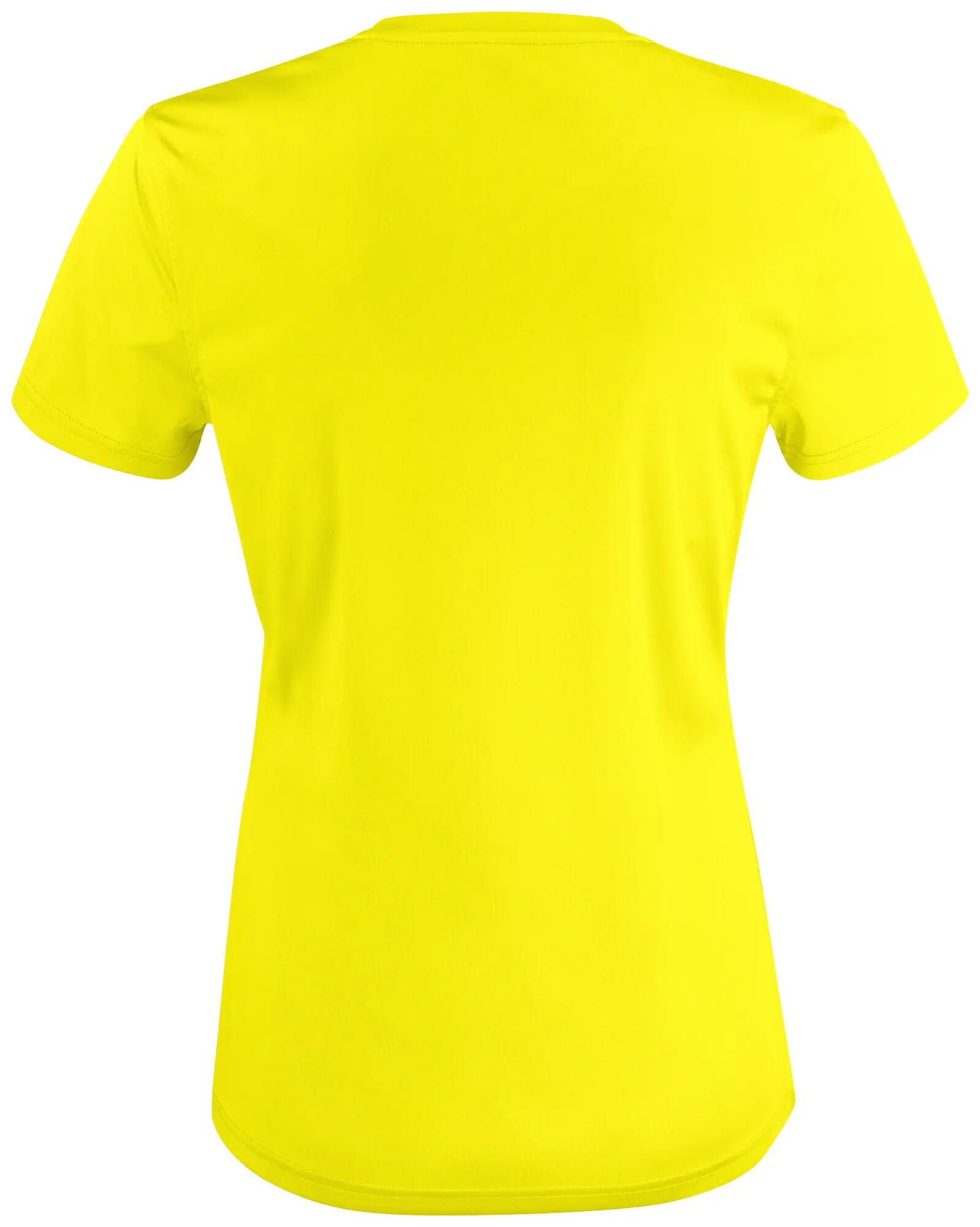 clique T-shirt Basic Active-T Women en polyester 100% – visibility yellow 2/4