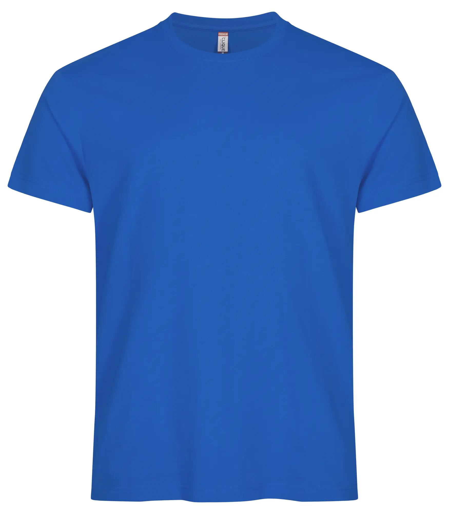 clique Premium Long-T T-shirt 100% algodão – Blue 1/4