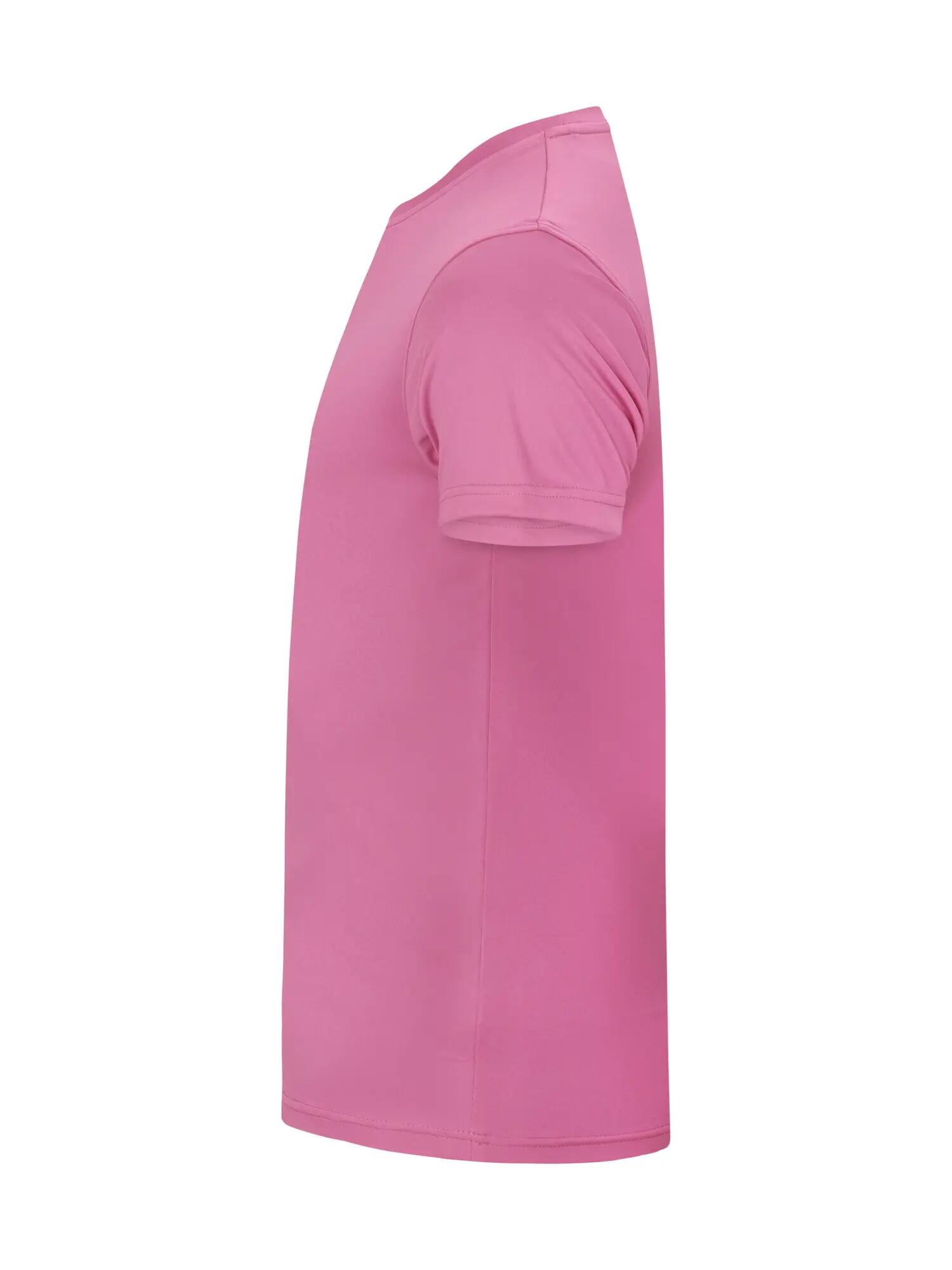 clique Basic Active-T T-shirt homem 100% poliéster – Active Pink 3/4