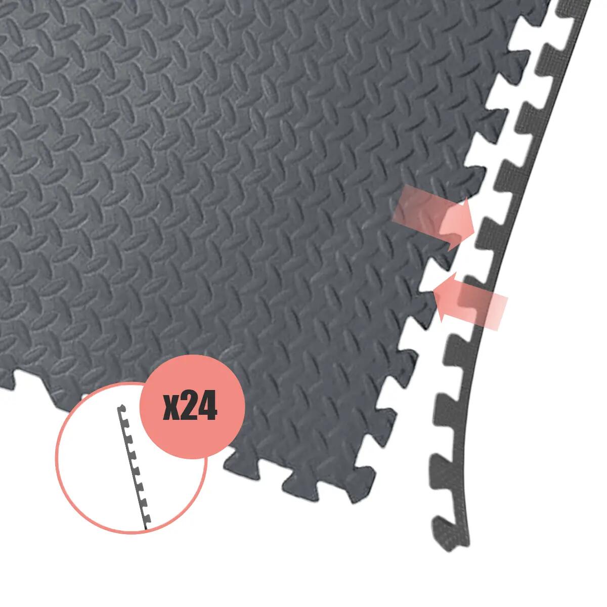 Mata Puzzle Pod Sprzęt Do Ćwiczeń 12 szt. Ochronna Podłoga Na Siłownię 5/7