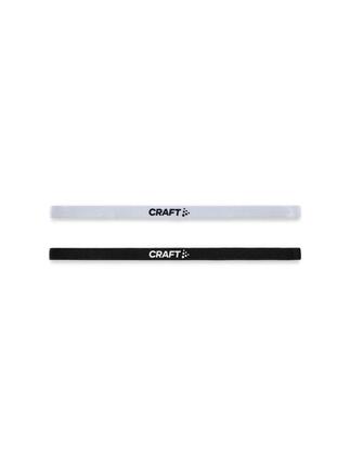 Craft bandeau cheveux d'entraînement 2 pièces élastique – Black/White
