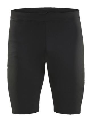 craft Rush Short Tights M – Collant court léger extensible – Black/Black