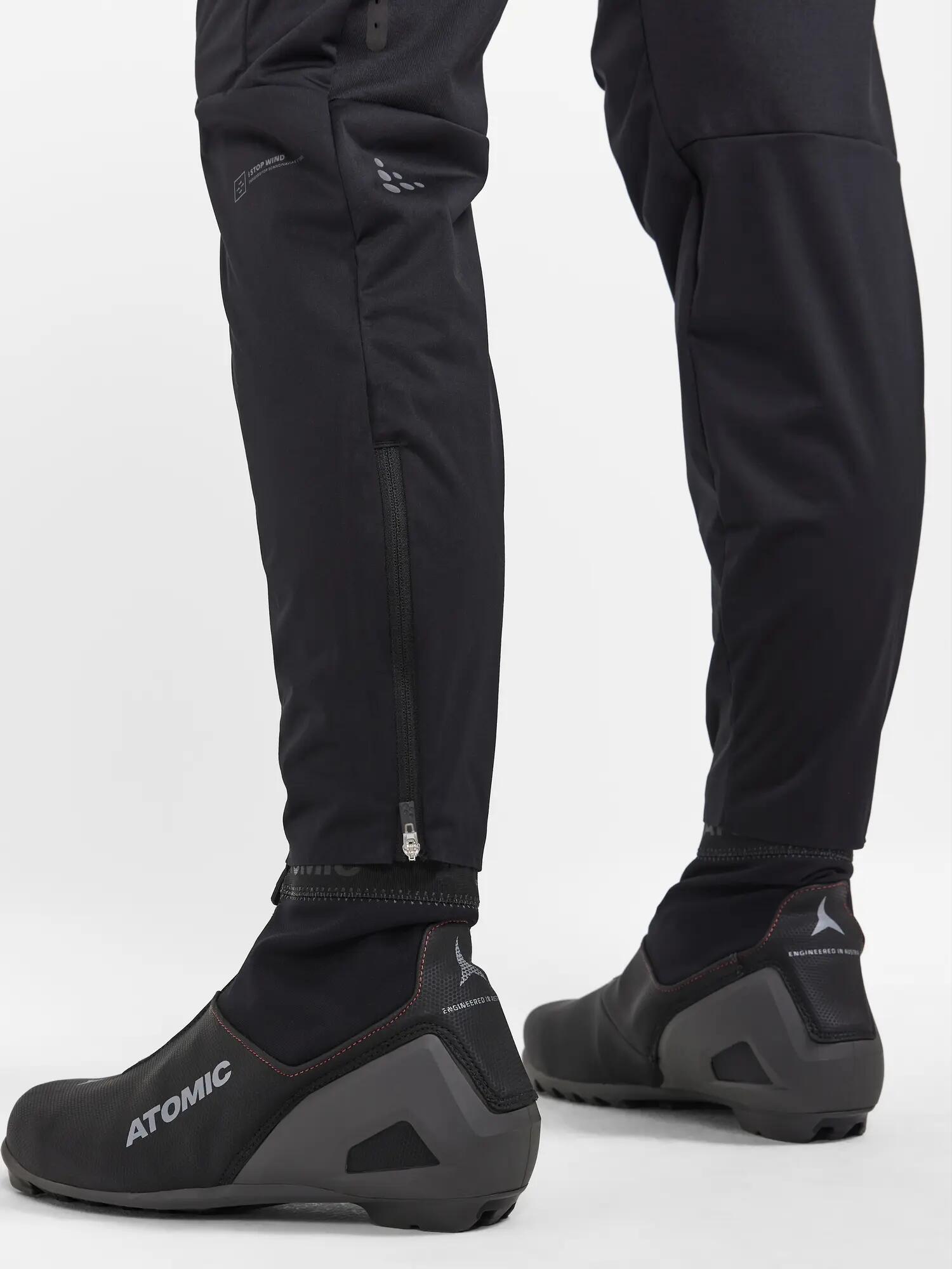 Nordic Race Damenhose wind- und wasserdicht – Black 6/7