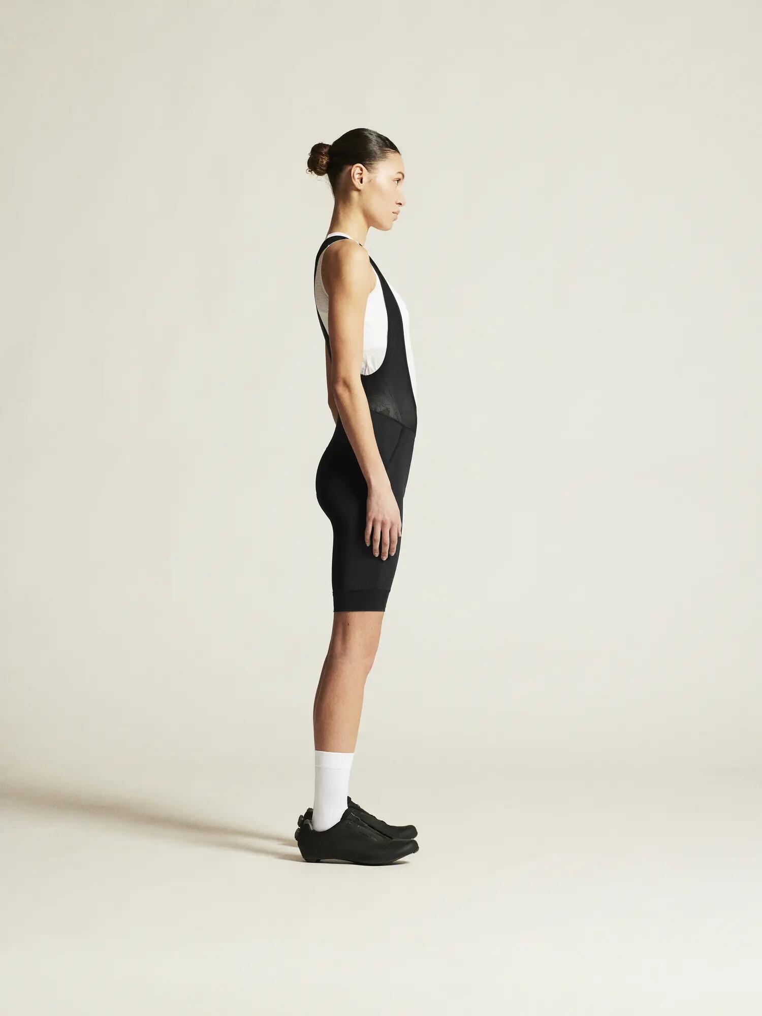 craft Endur Bib Shorts C4 W – Damen-Trägerhose mit C4-Polster – Black-Black 6/7