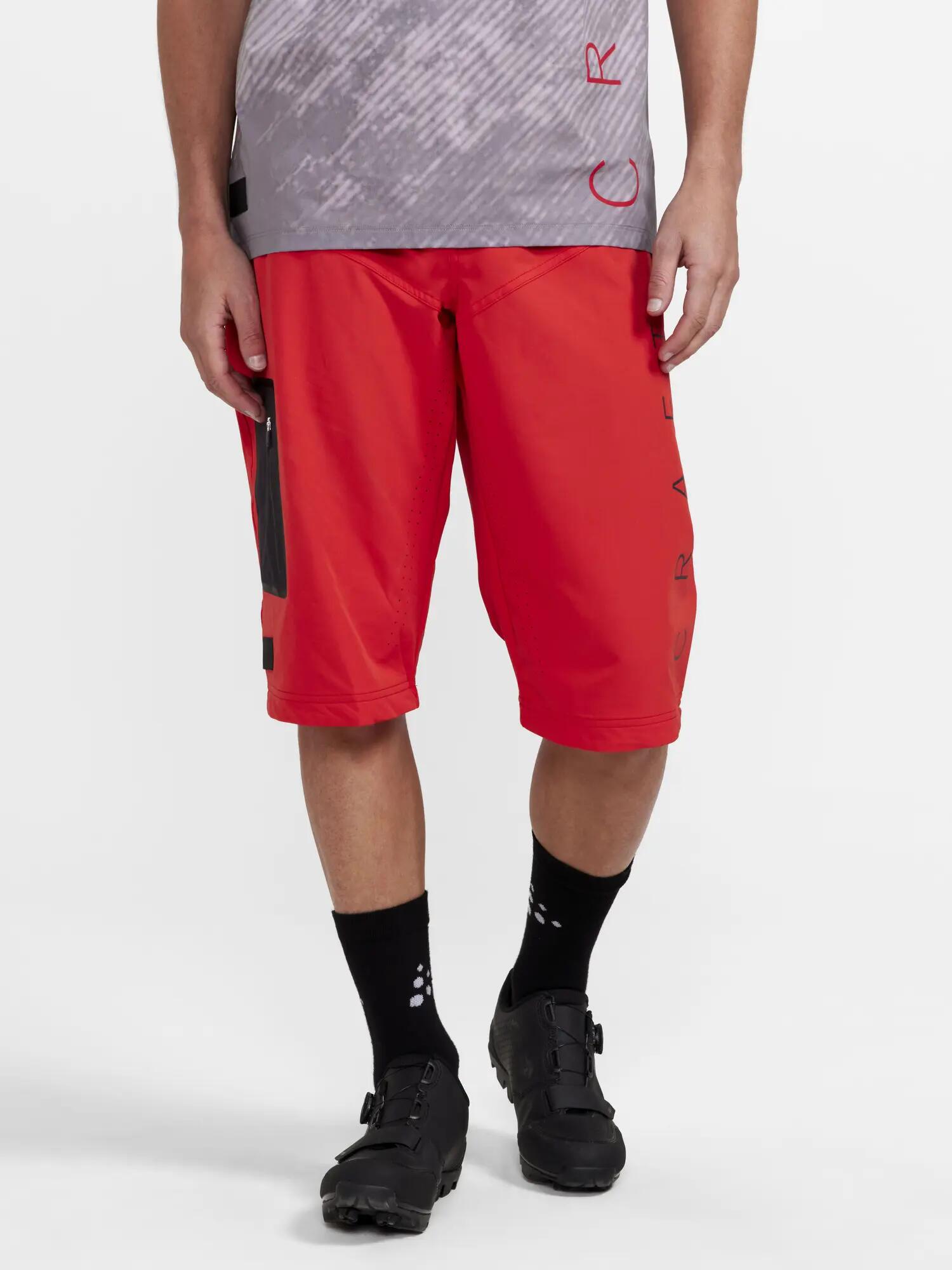 craft ADV Offroad XT Shorts mit herausnehmbarem Innenhose – Reddish 2/5