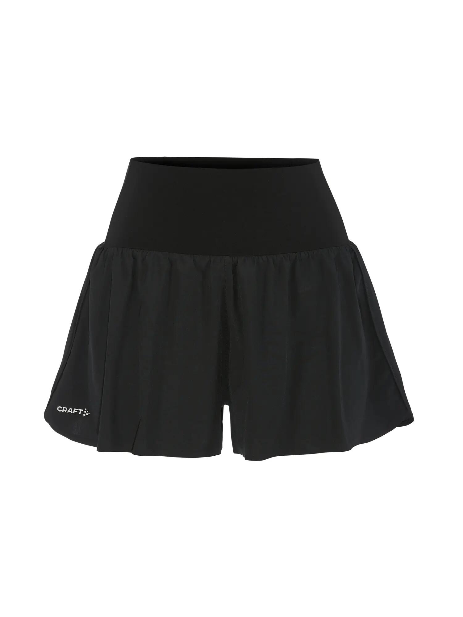 craft Hypervent Wide Shorts W – wijde hardloopshorts met steun – Black 3/7