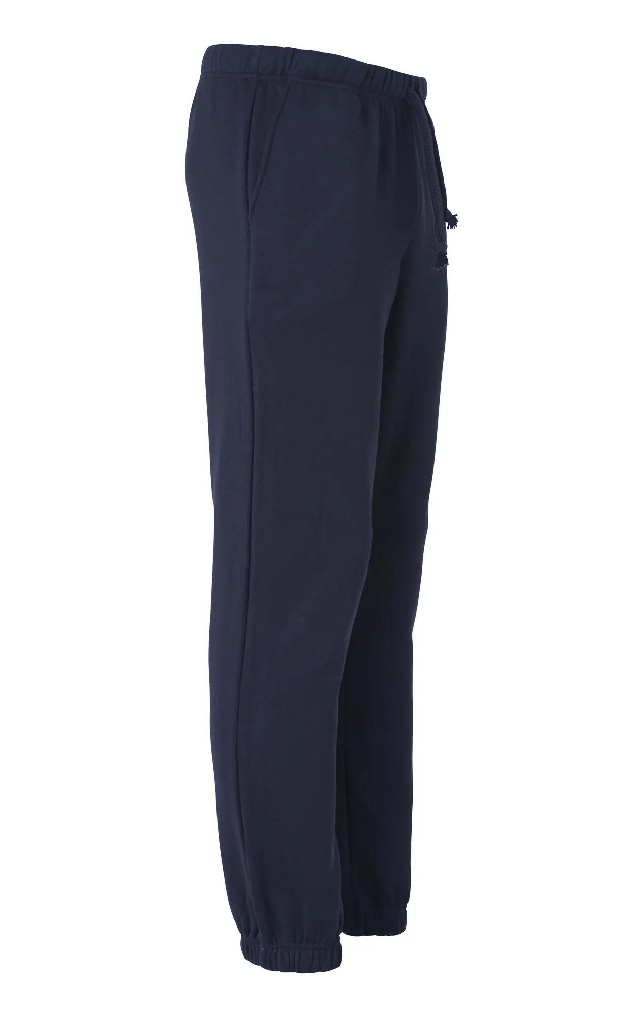 clique Basic Pants — unisex joggingbroek van sweat, donker marine – dark navy 4/4