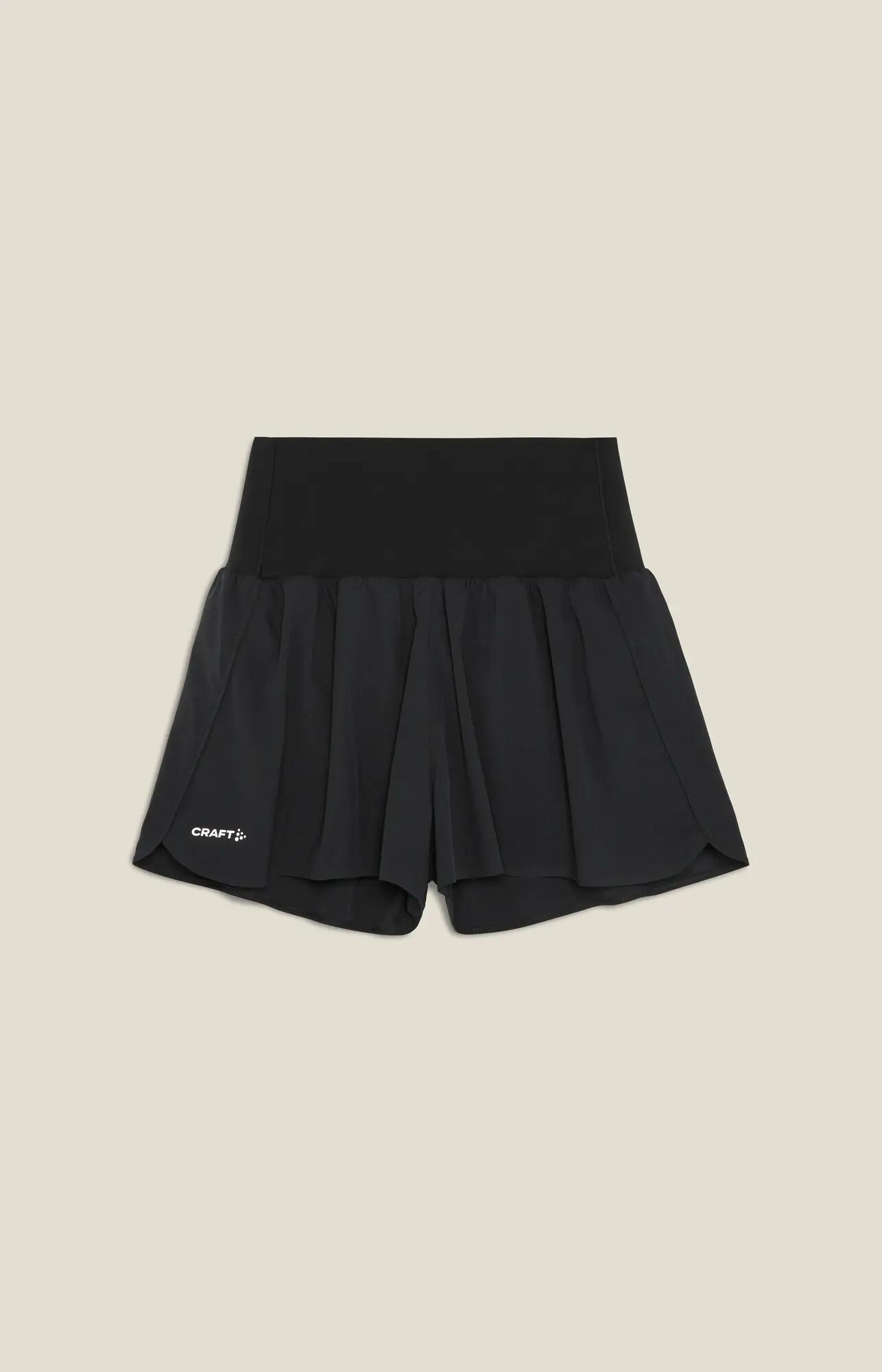 craft Hypervent Wide Shorts W - weite Laufshorts mit breitem Bund – Black 2/7