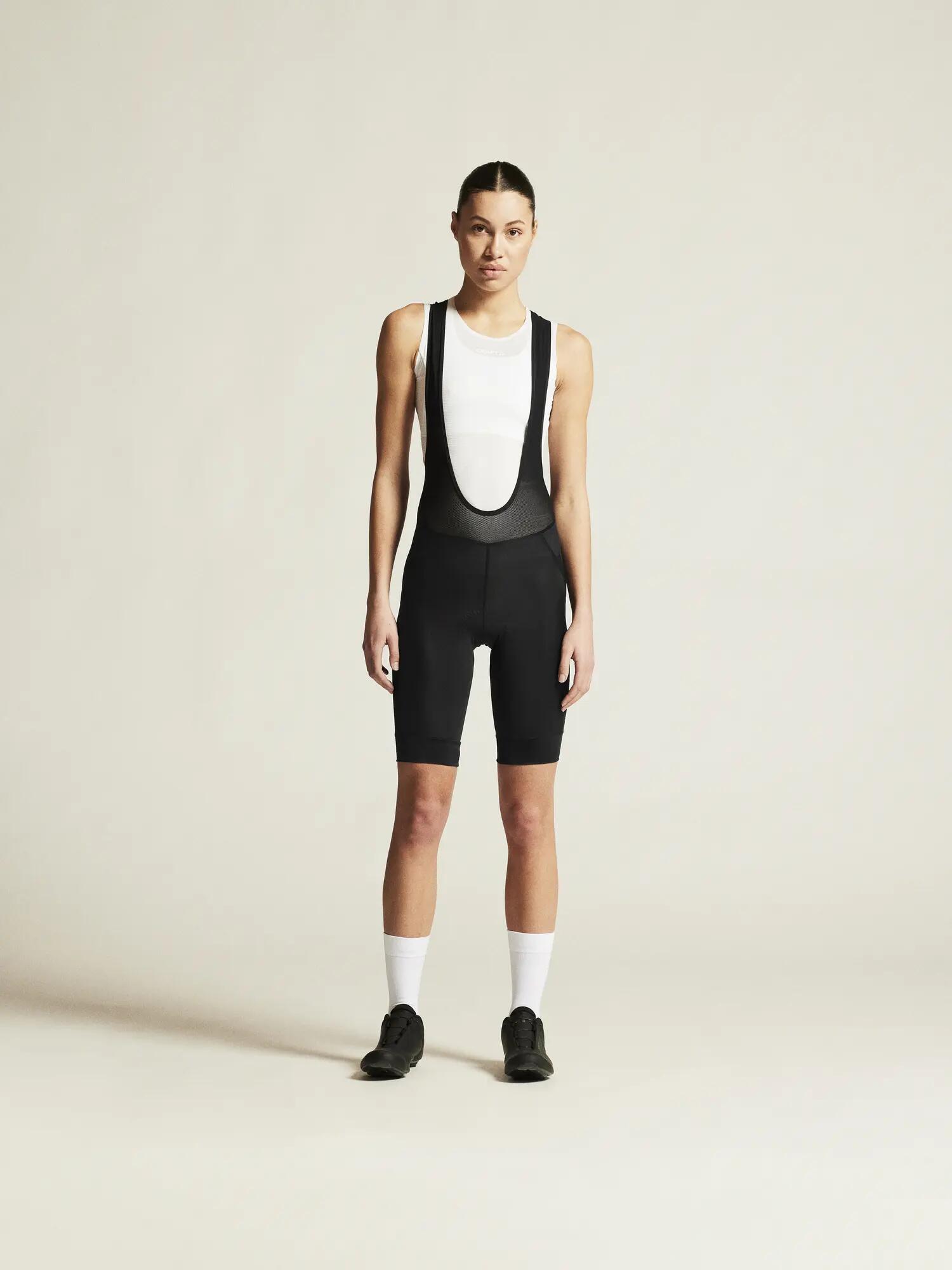 craft Endur Bib Shorts C4 W – Damen-Trägerhose mit C4-Polster – Black-Black 2/7