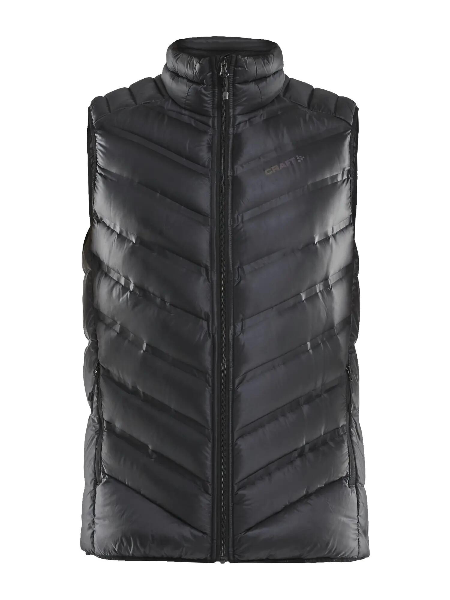 craft Light Down Vest M — Licht donsvest, warm en opvouwbaar – Black 1/3
