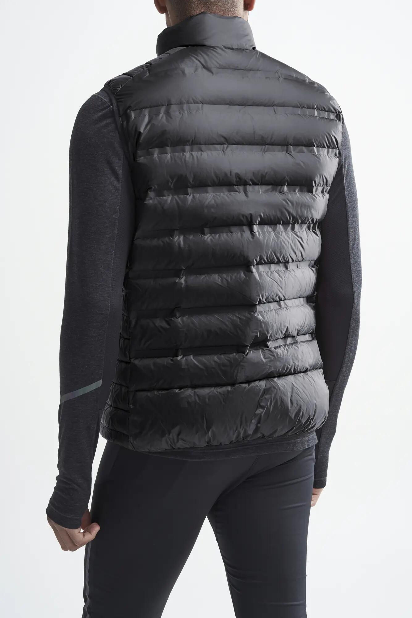 craft Light Down Vest M — Licht donsvest, warm en opvouwbaar – Black 3/3