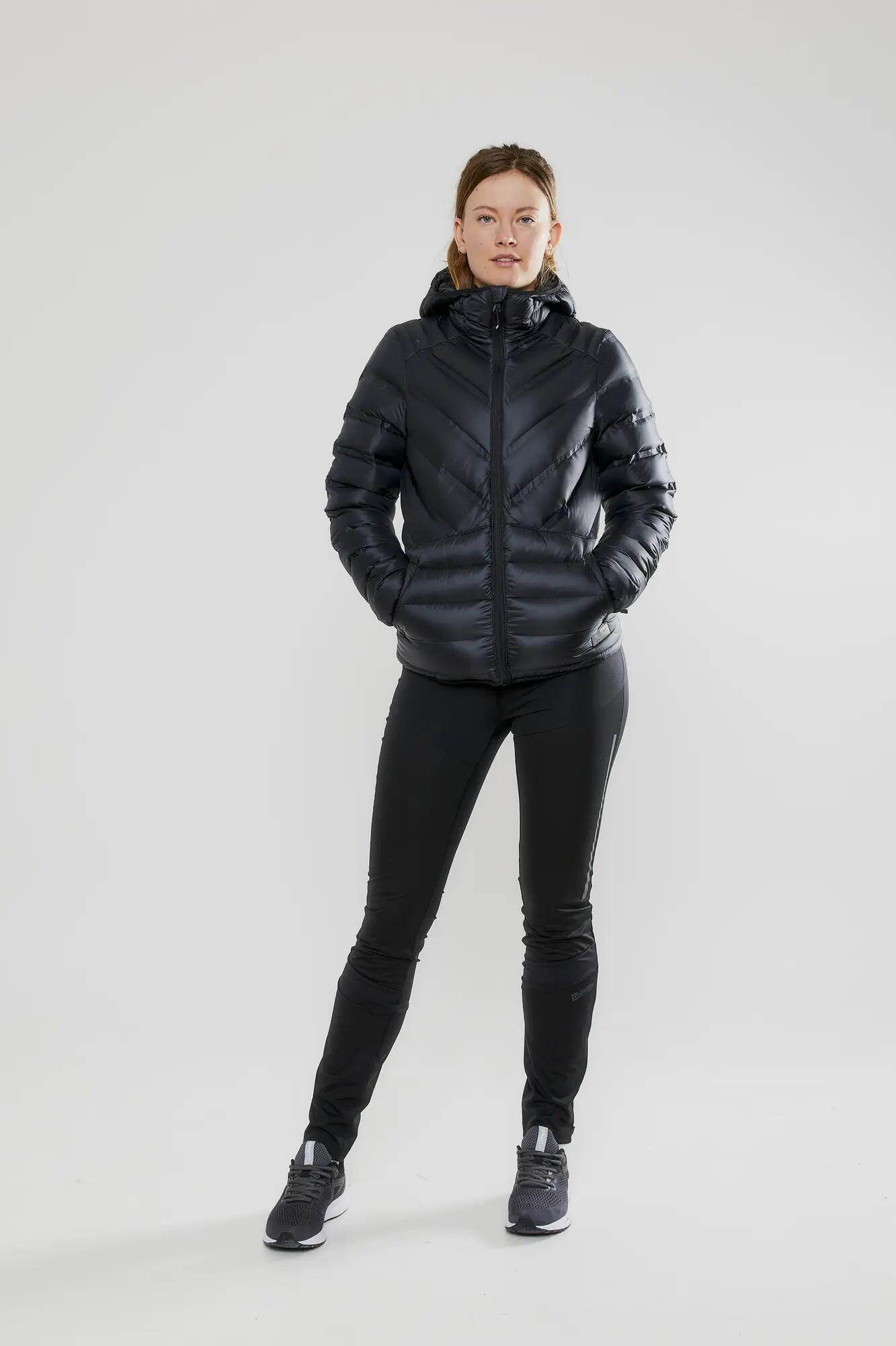 craft Light Down Jacket W – licht gewatteerd jack – Black 5/6