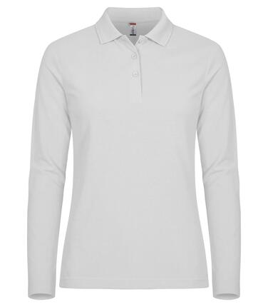 clique Manhattan L/S Women Koszulka polo z długim rękawem – damski krój, paski