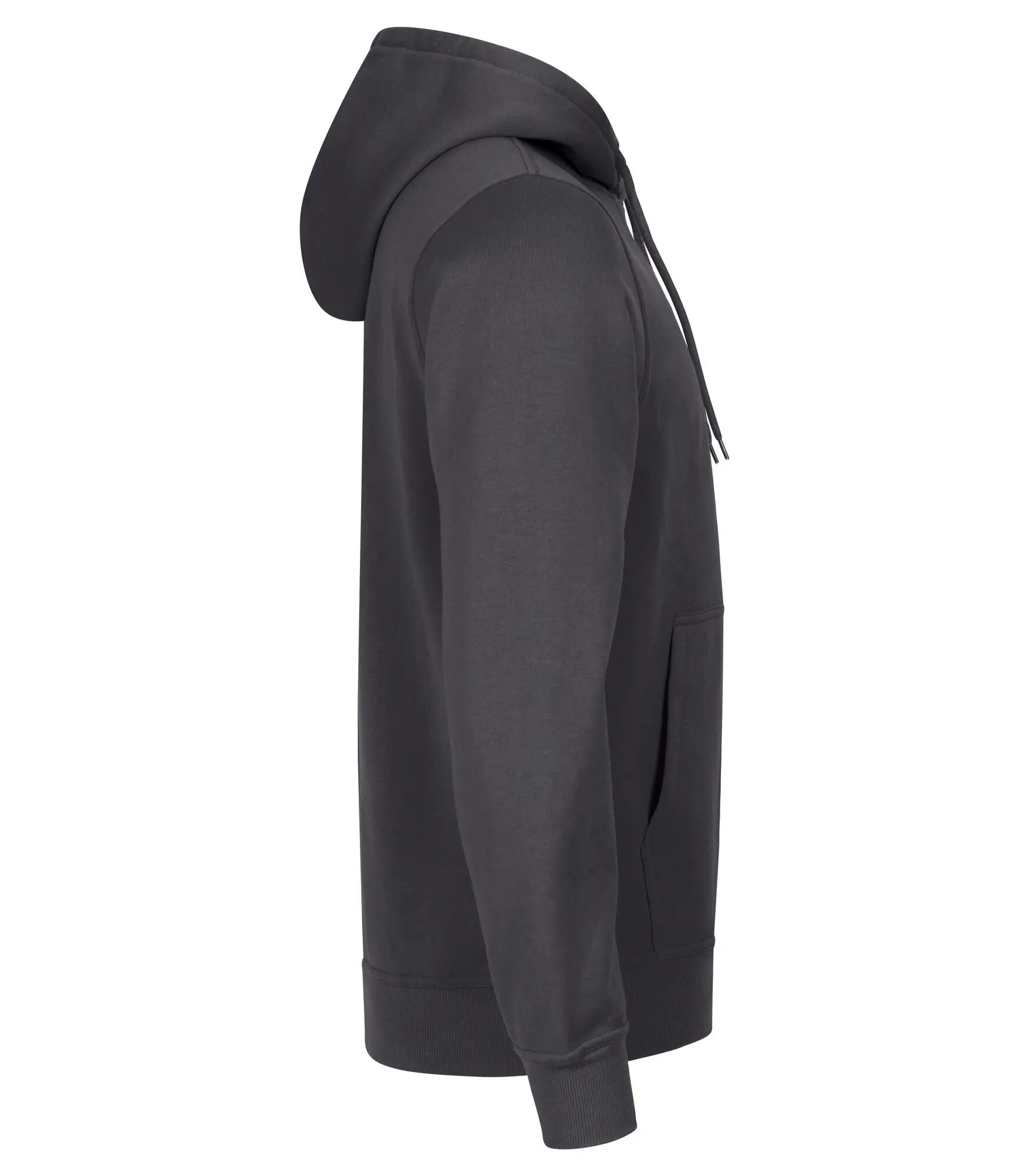 clique Hoodie Miami em algodão e poliéster reciclado – Metal Grey 4/4