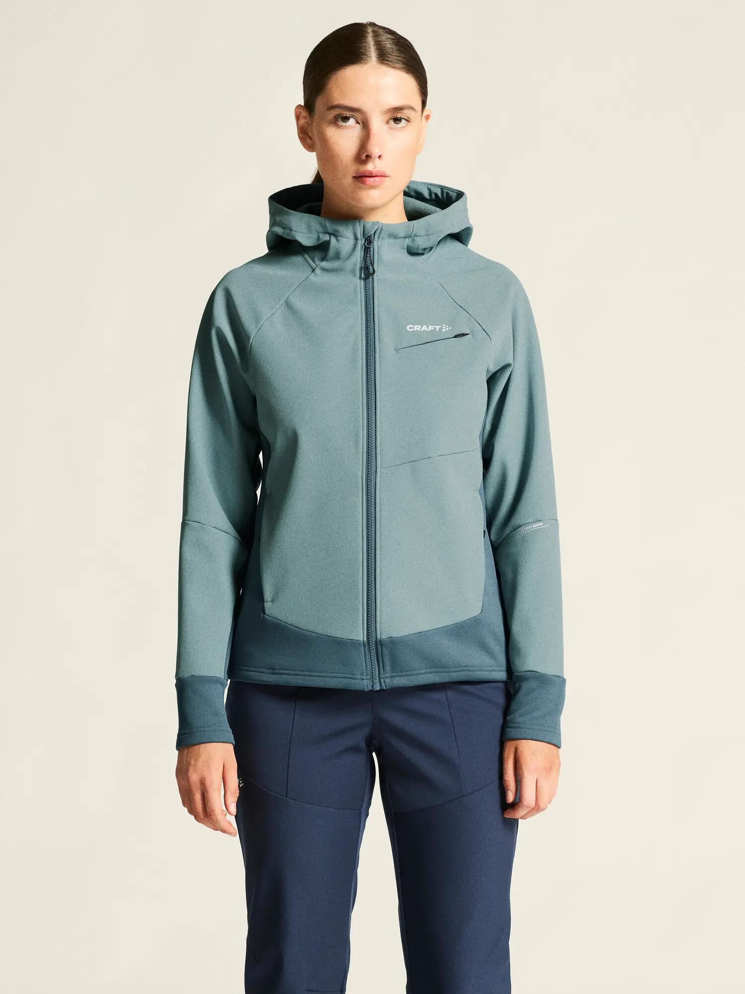 craft Giacca ADV Backcountry Hybrid Donna – calda e antivento – River/Real 4/7