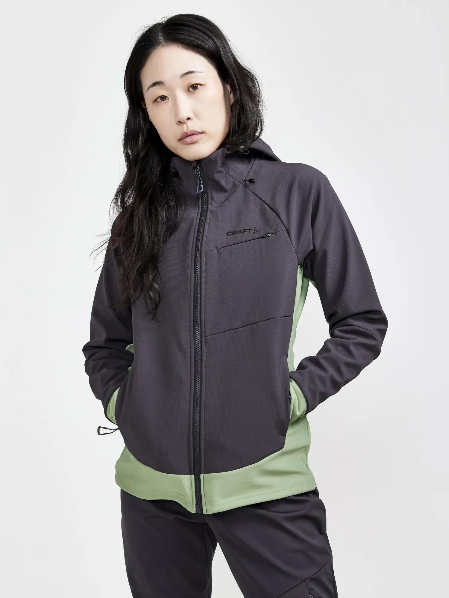 craft Giacca ADV Backcountry Hybrid Donna – calda e antivento – Slate-Jade 2/6