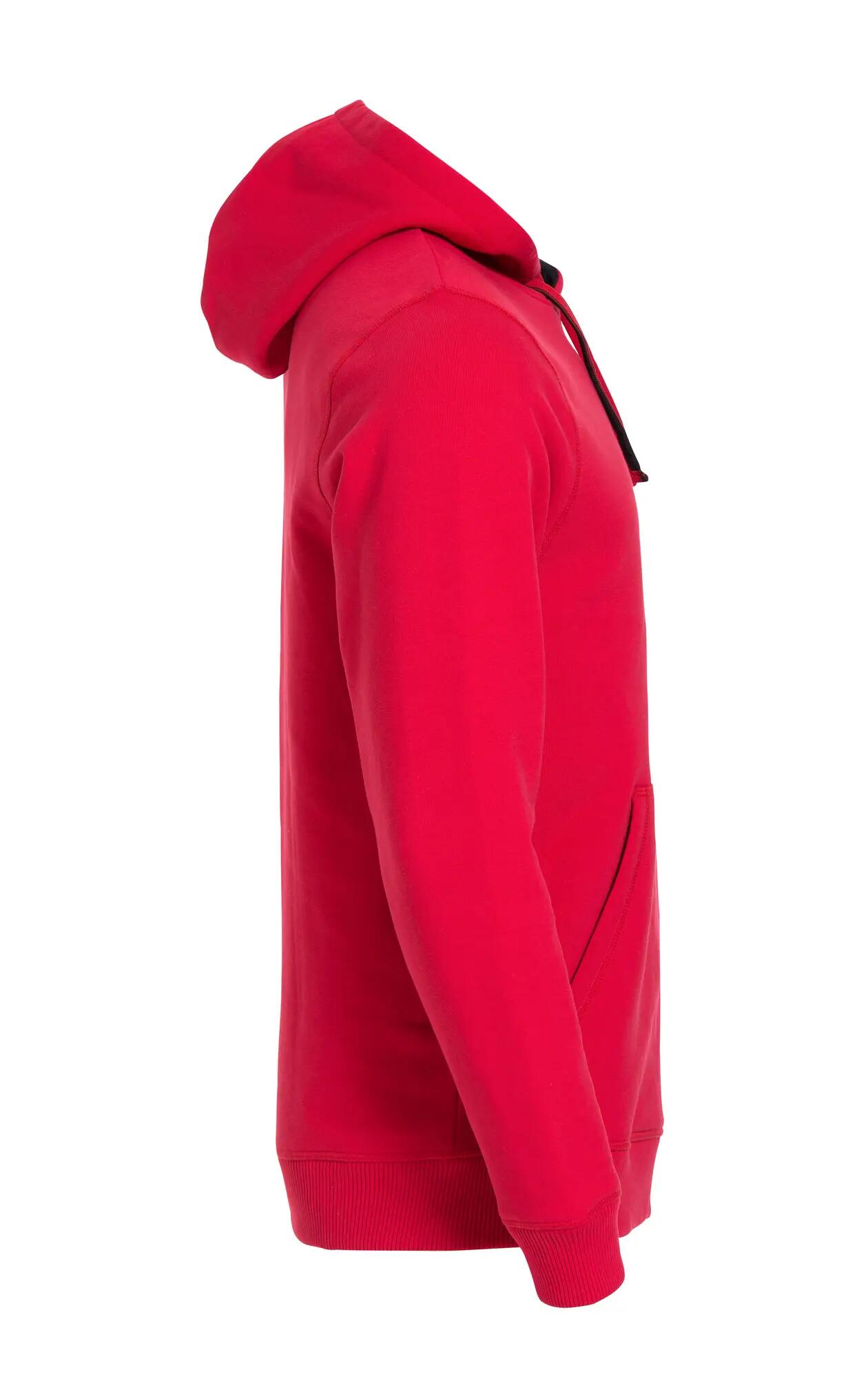 clique Classic Hoody – sweat com capuz em mistura de algodão – red 4/4