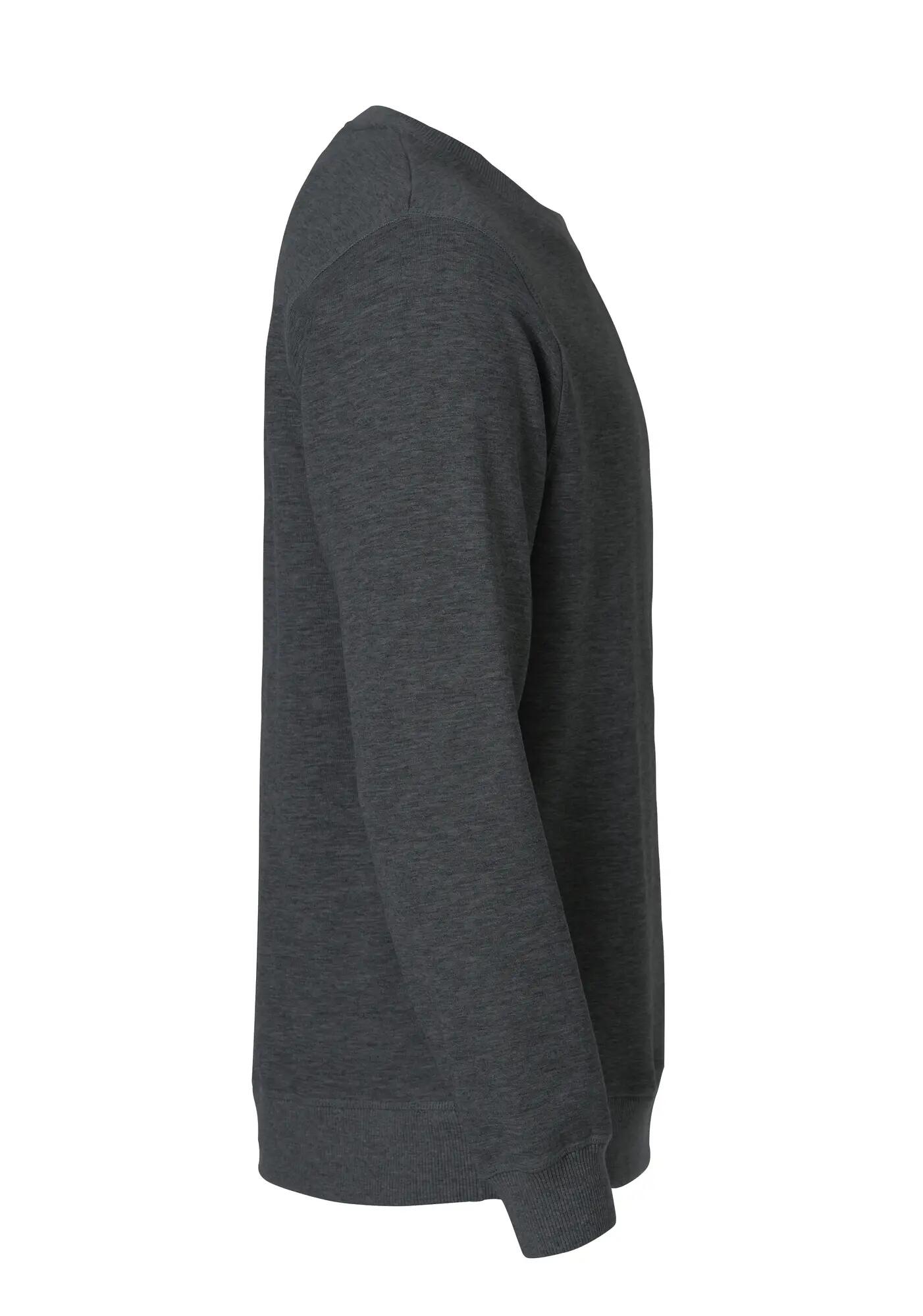 clique Classic Roundneck sweatshirt gola redonda unissexo com bolso com fecho – 4/4