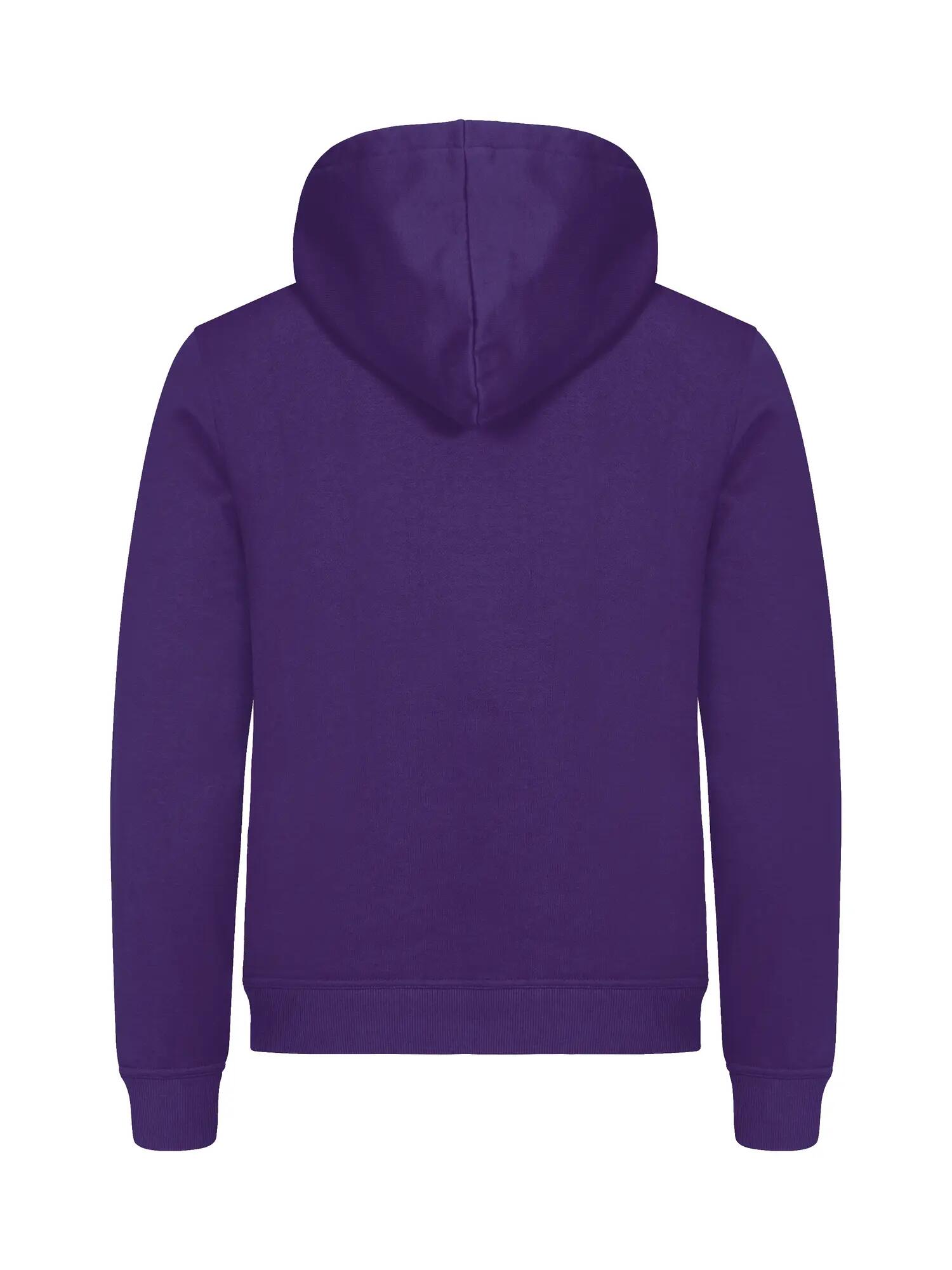 clique Hoodie Miami em algodão e poliéster reciclado – Bright Lilac 3/4