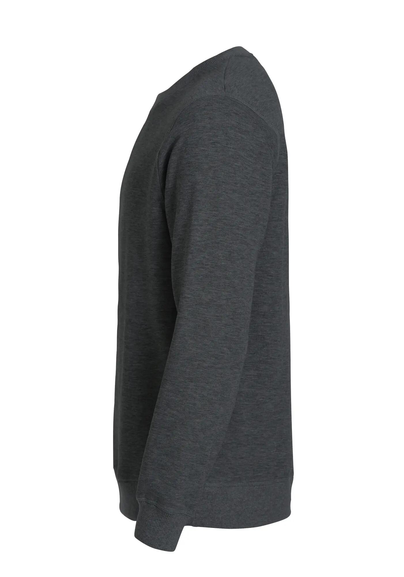 clique Classic Roundneck sweatshirt gola redonda unissexo com bolso com fecho – 3/4