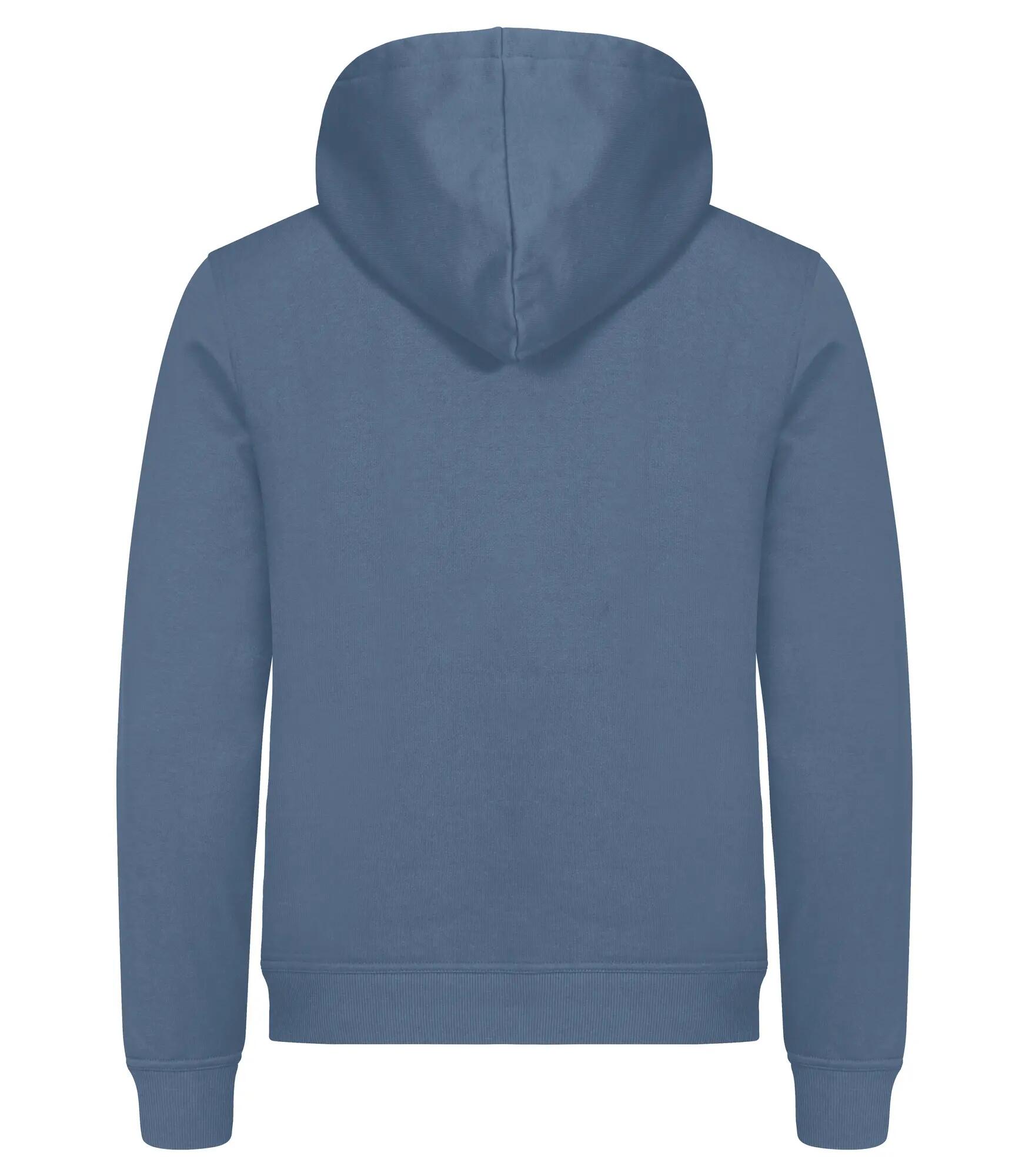 clique Hoodie Miami em algodão e poliéster reciclado – Steel Blue 2/4