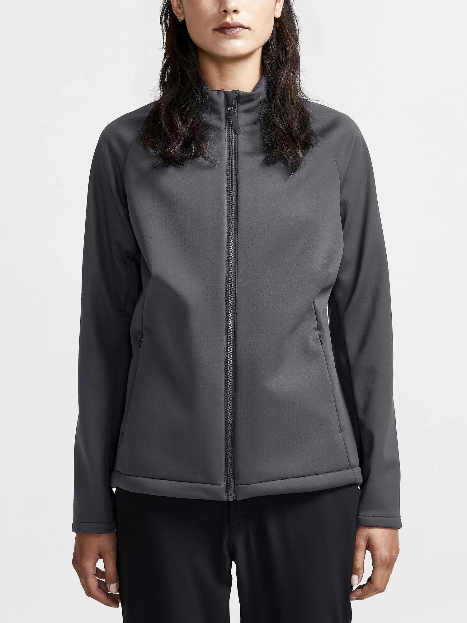 craft CORE Explore Softshell Jacket Dames van gerecycled polyester – Granite 2/5