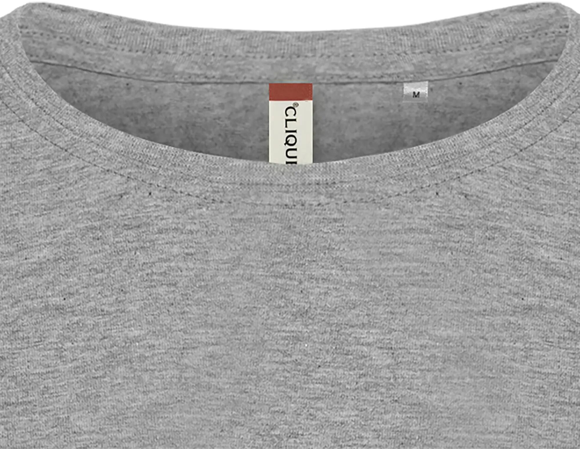 clique Basic-T Women T-shirt em algodão, corte mais justo – grey melange 5/5
