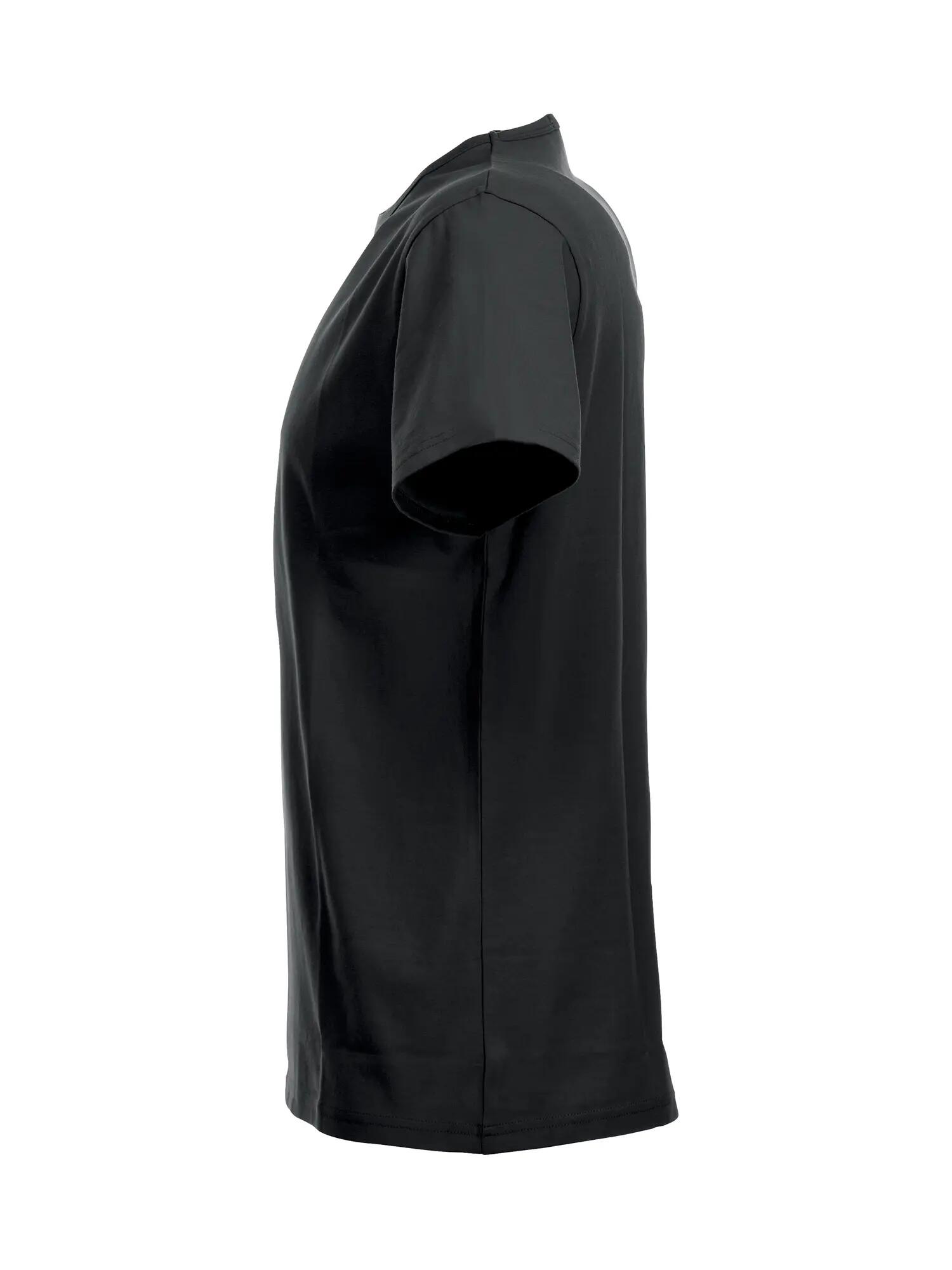 clique Stretch-T t-shirt masculino em algodão elástico – black 3/4