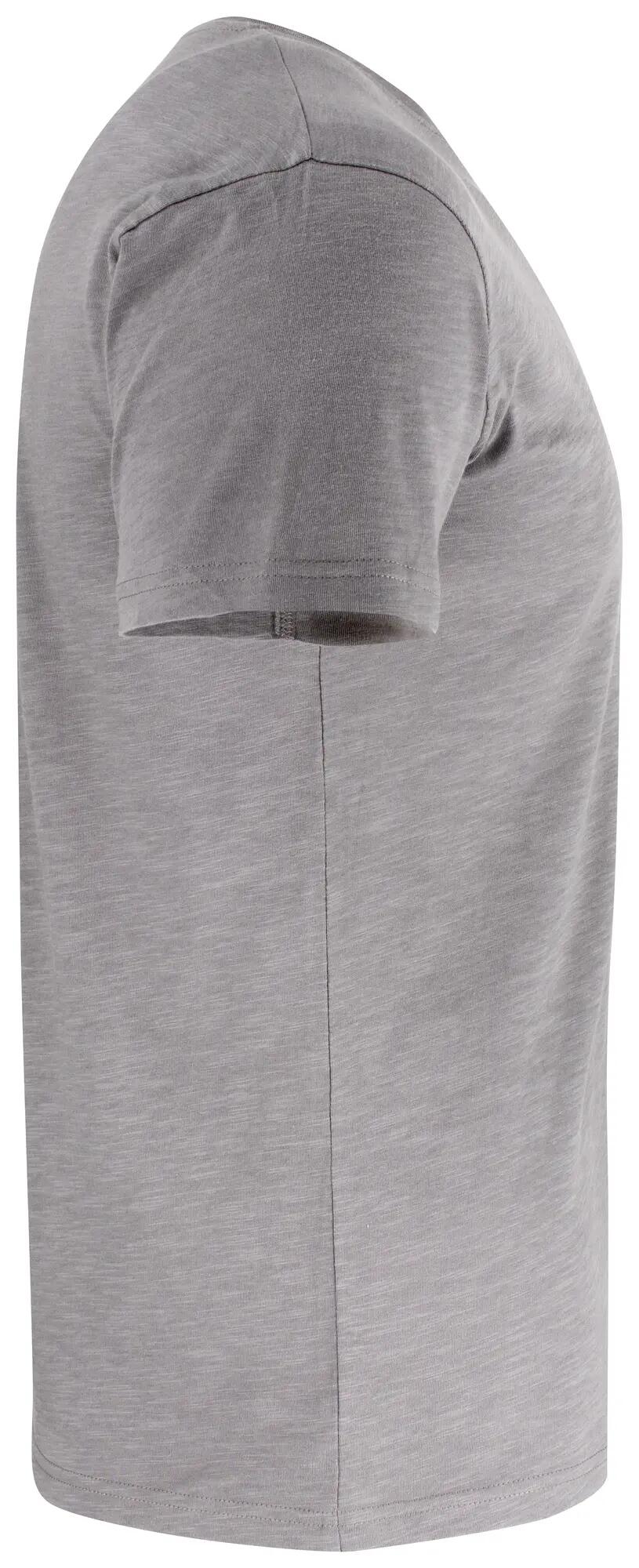 clique Slub-T T-shirt ajustada em algodão slub – grey 5/5