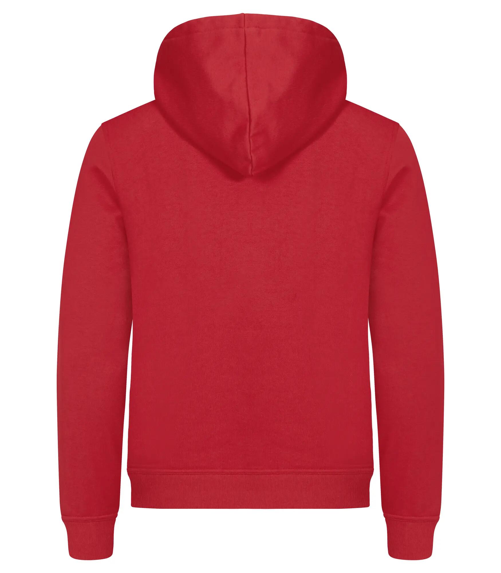 clique Miami Kapuzenpullover aus Baumwolle und Recyclingpolyester – Red 2/8