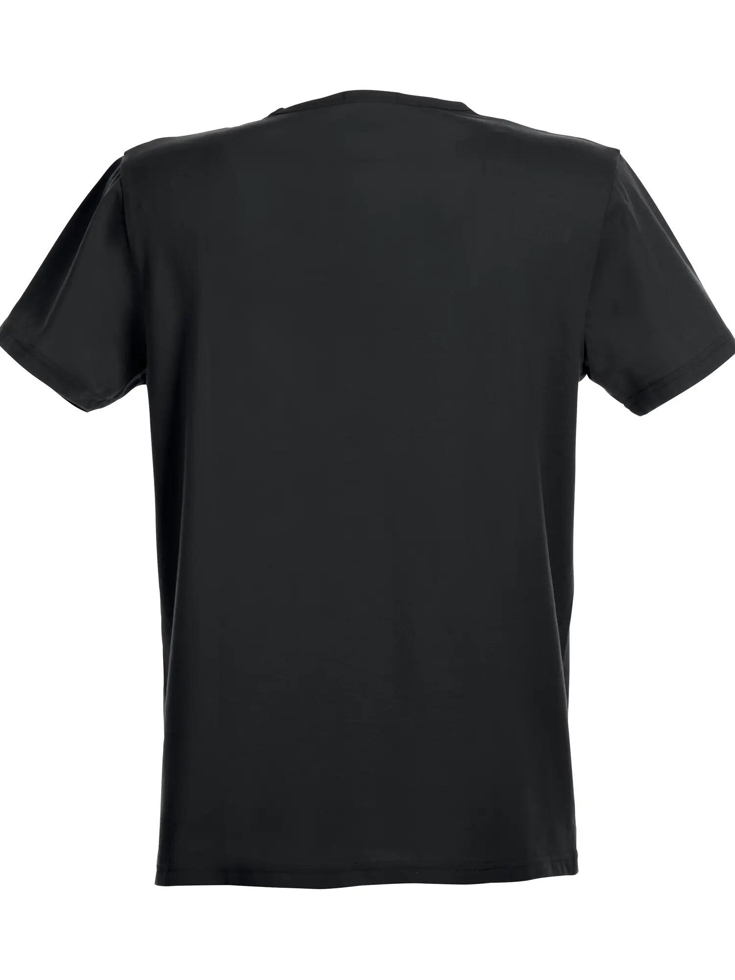 clique Stretch-T t-shirt masculino em algodão elástico – black 2/4