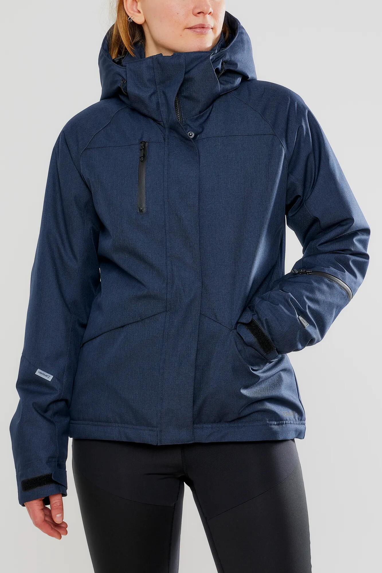 craft Mountain Padded Jacket W – Gepolstert & abnehmbare Kapuze – Dark 3/7