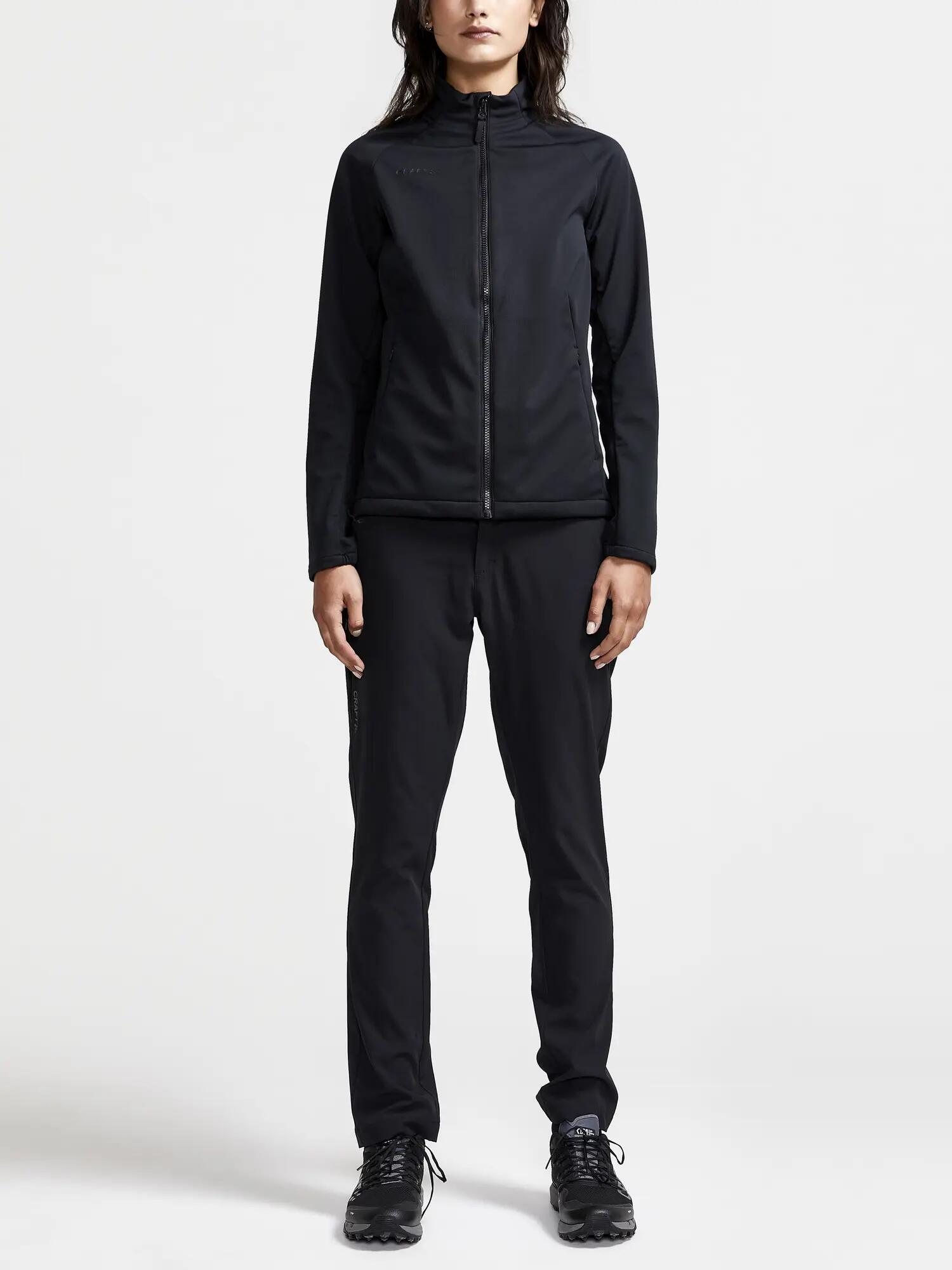 craft CORE Explore Softshelljas Dames – rekbaar, zwart – Black 6/6