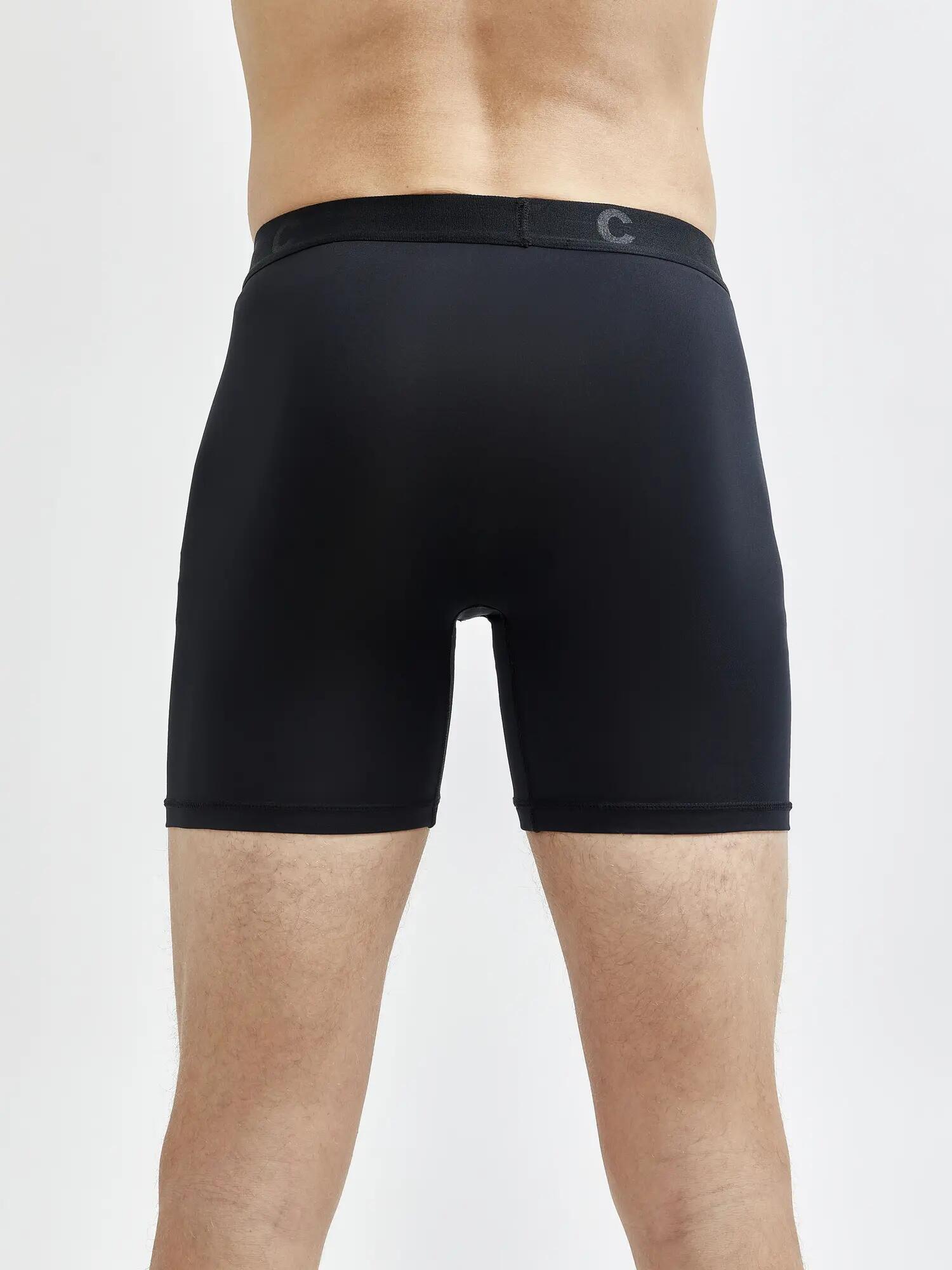 Sous-vêtement boxer 6 pouces Active pour homme léger et respirant – Black 3/4