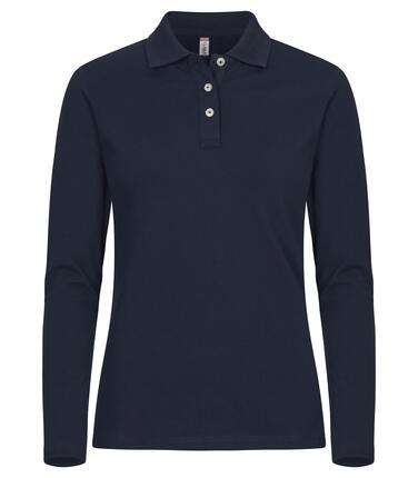clique Stretch Premium Polo manches longues Femme – qualité supérieure et bonne