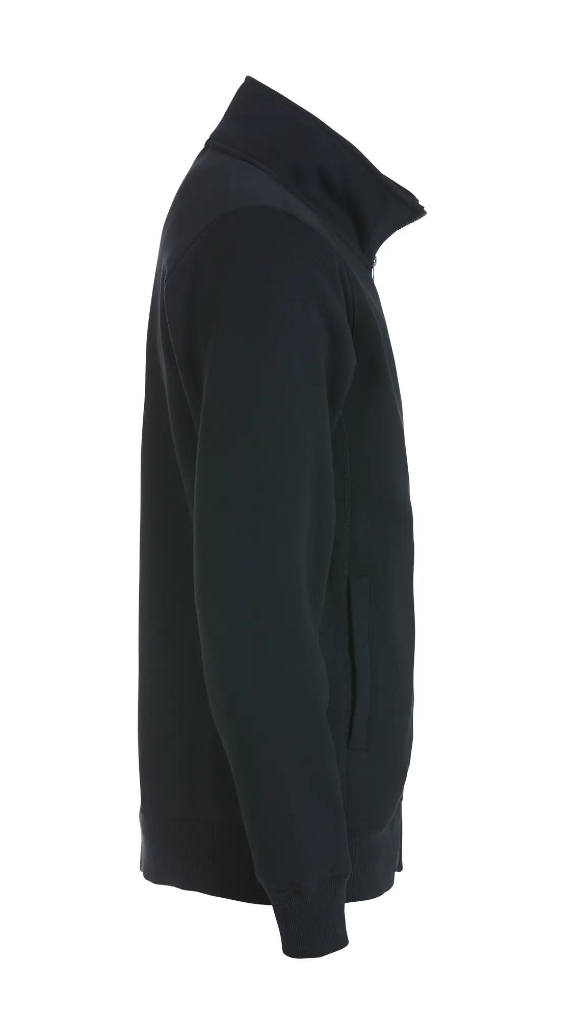 clique Classic Cardigan sudadera negra con bolsillos con cremallera – black 6/6